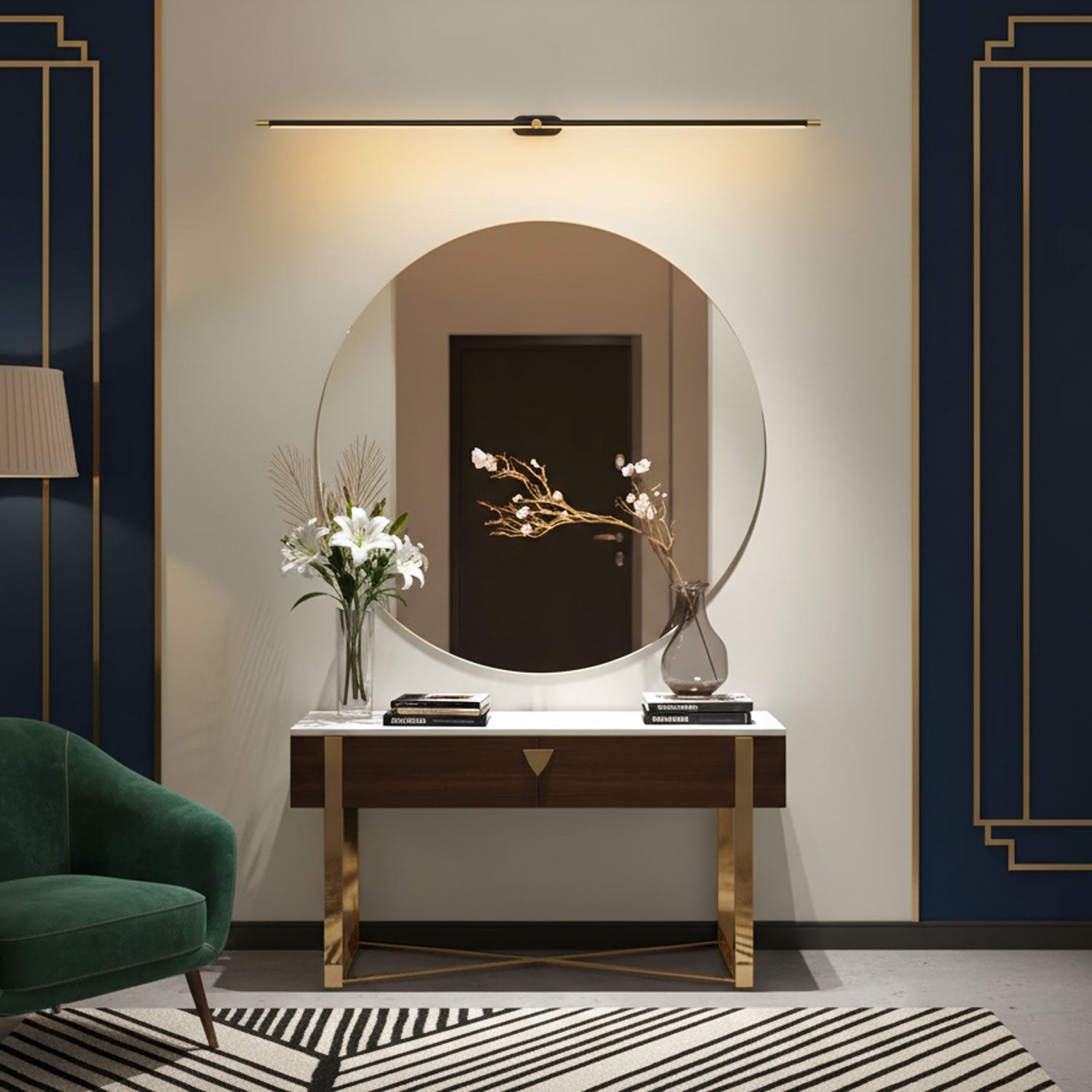 Aplique de pared lineal Goza