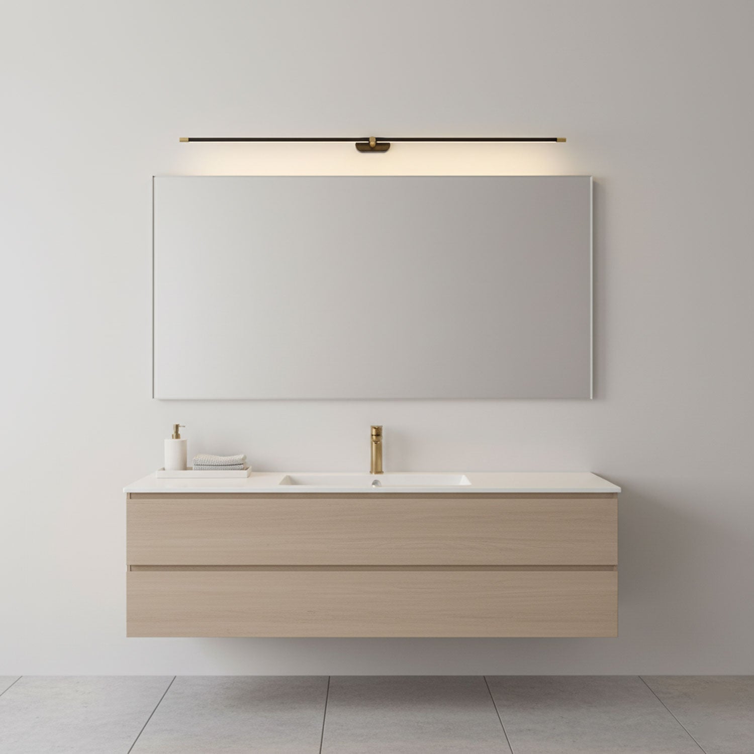 Aplique de pared lineal Goza