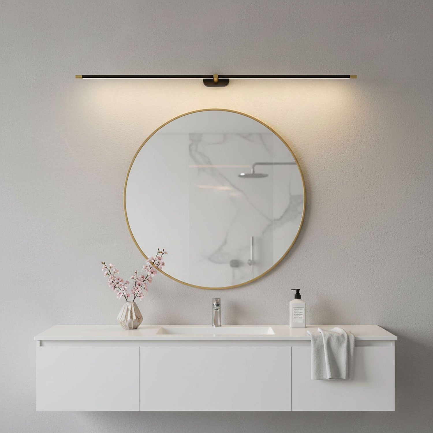 Aplique de pared lineal Goza