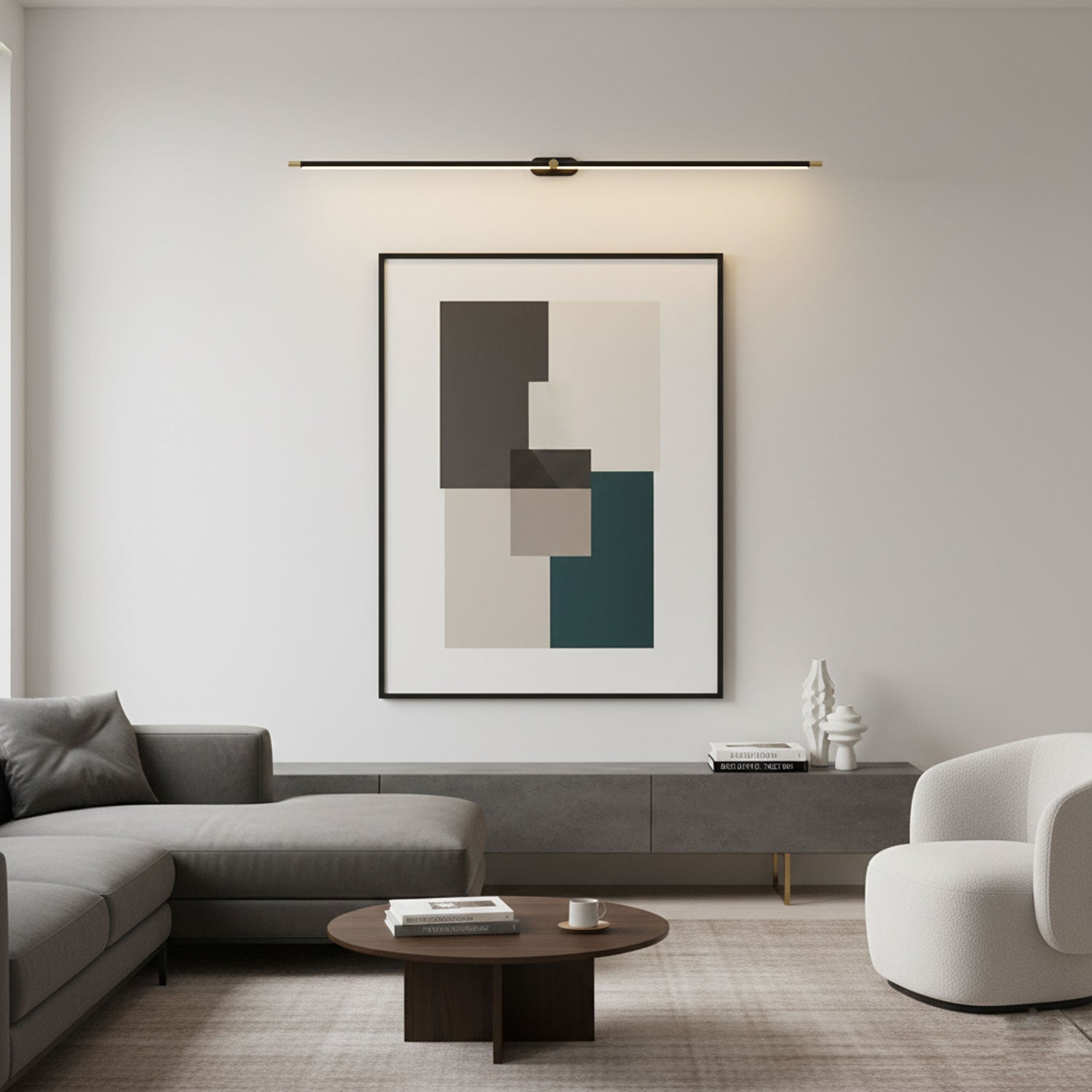Aplique de pared lineal Goza