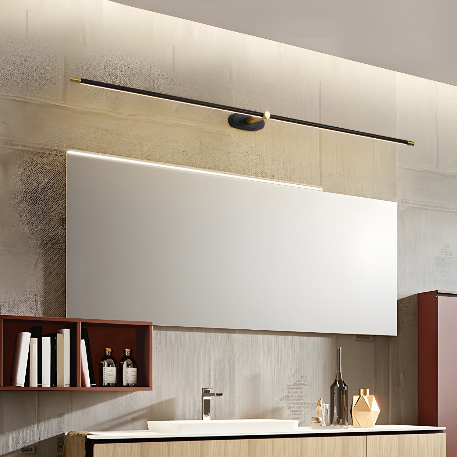 Aplique de pared lineal Coraio