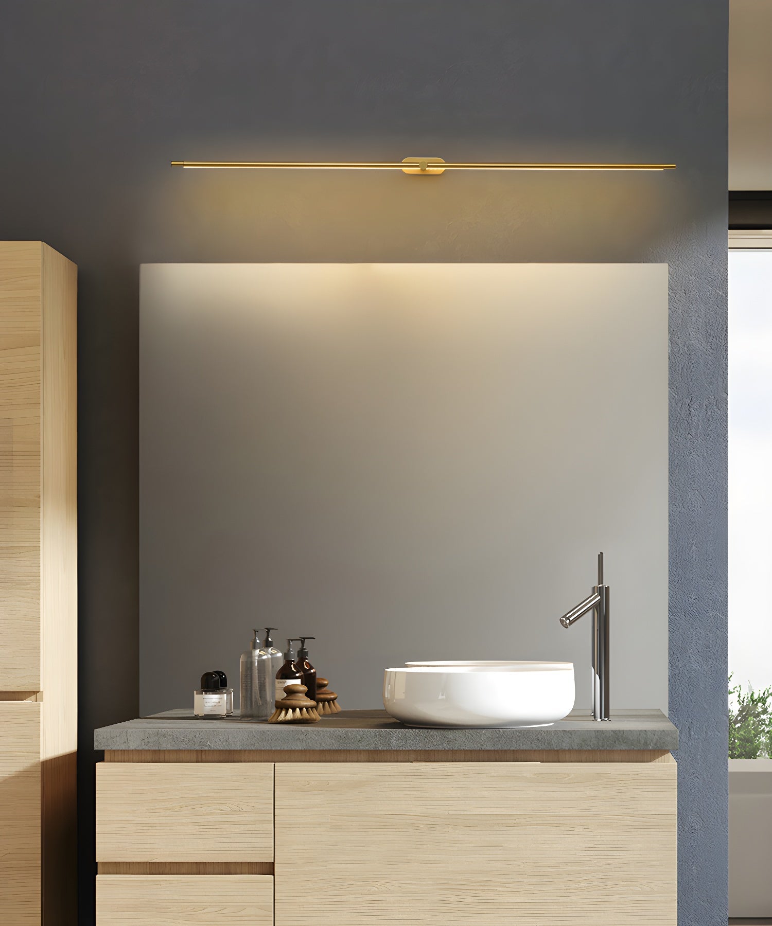 Aplique de pared lineal Coraio