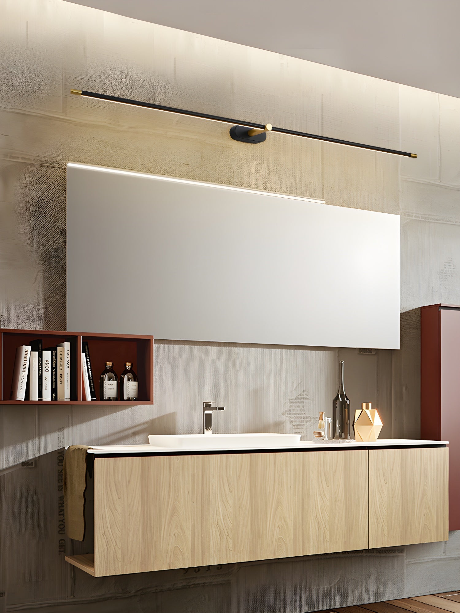 Aplique de pared lineal Coraio
