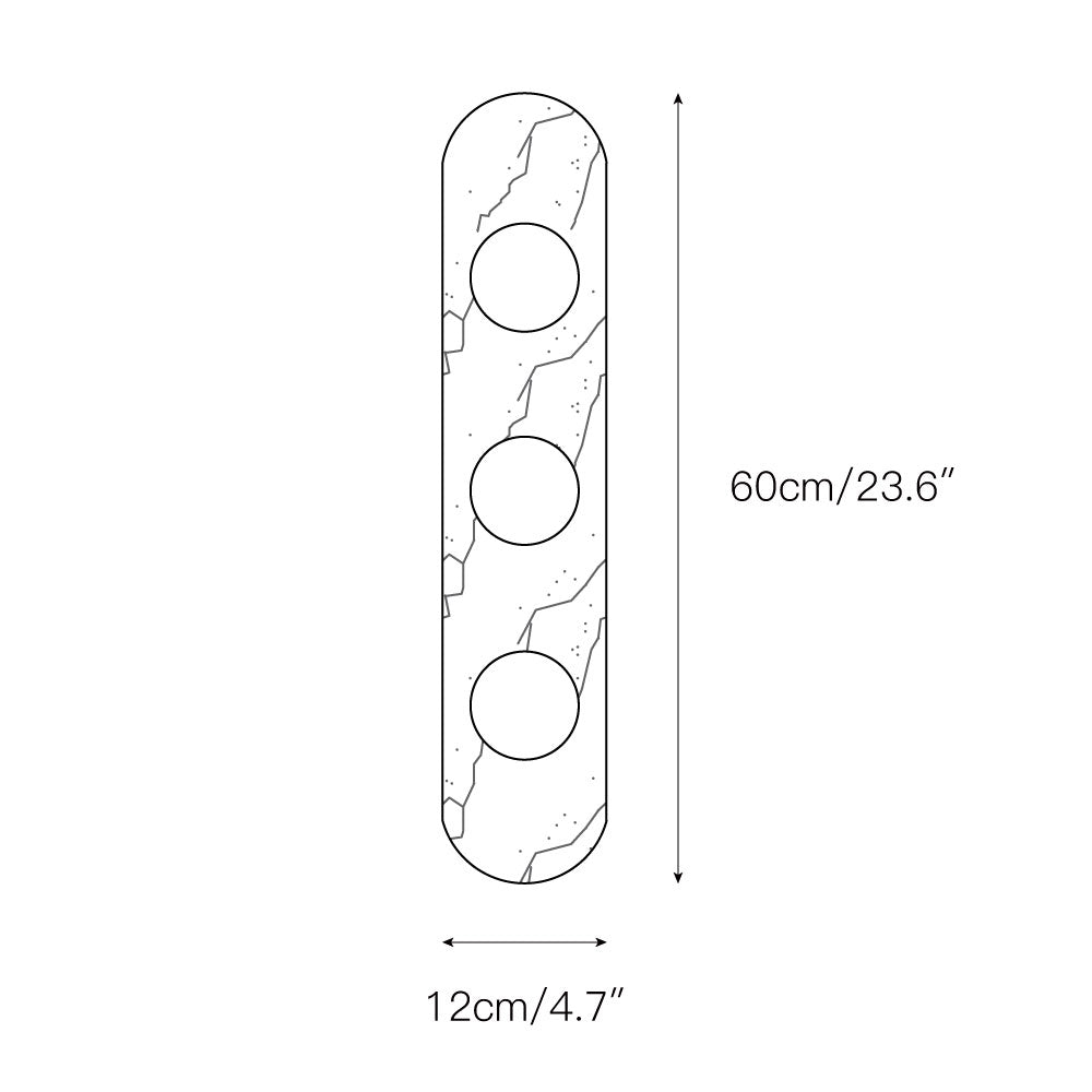 Aplique de pared globo Iavo