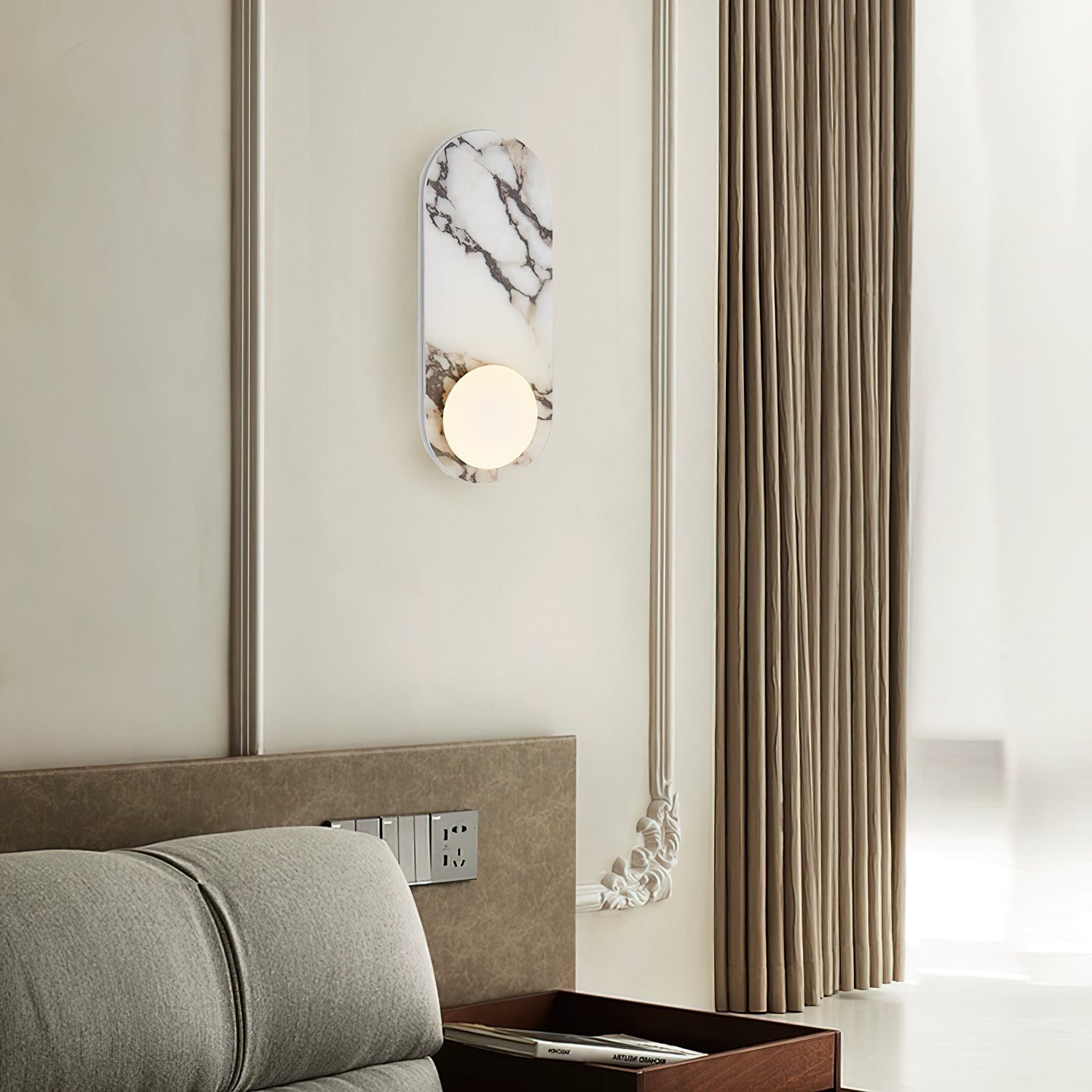 Aplique de pared globo Iavo