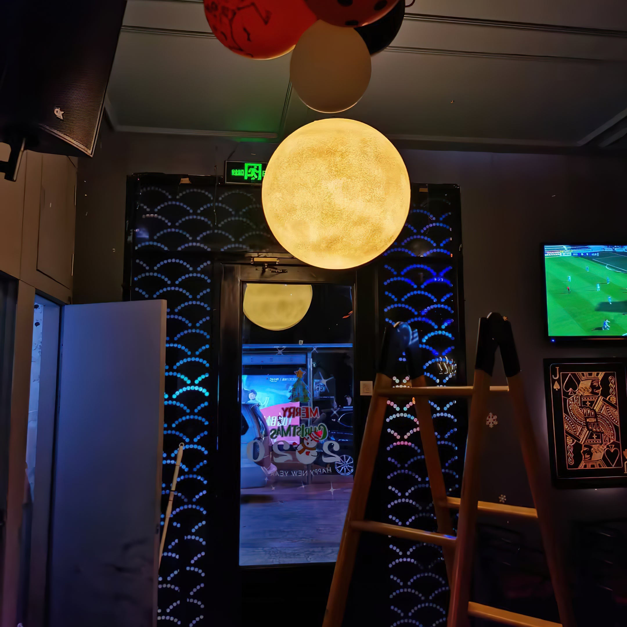 Lámpara colgante globo Alaera