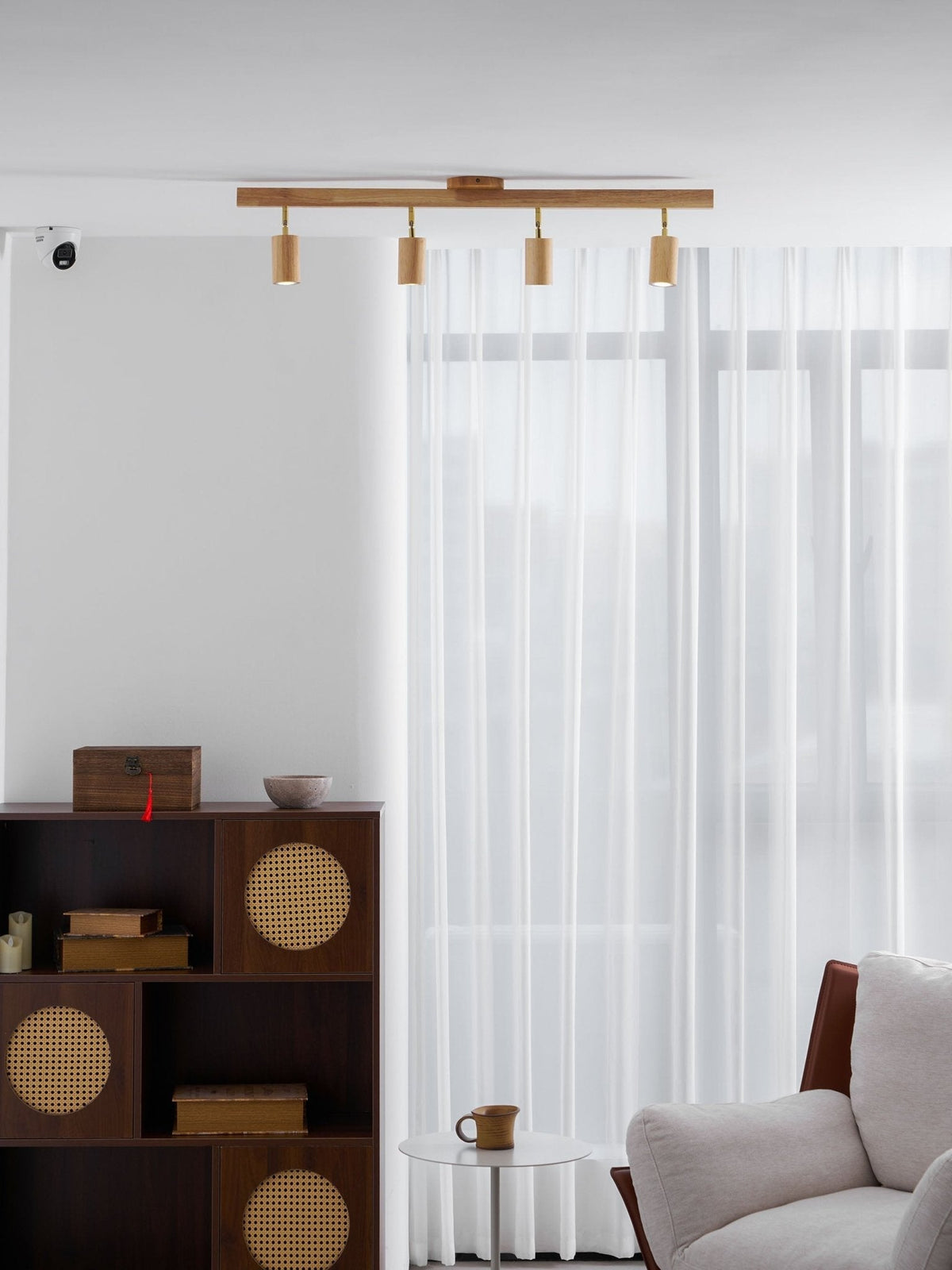 Natural Wood Beam Spotlight Light - Vakkerlight