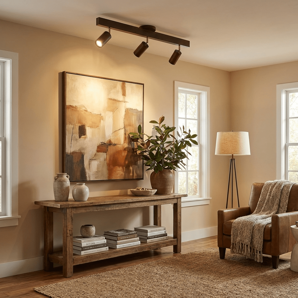 Natural Wood Beam Spotlight Light – detail 4