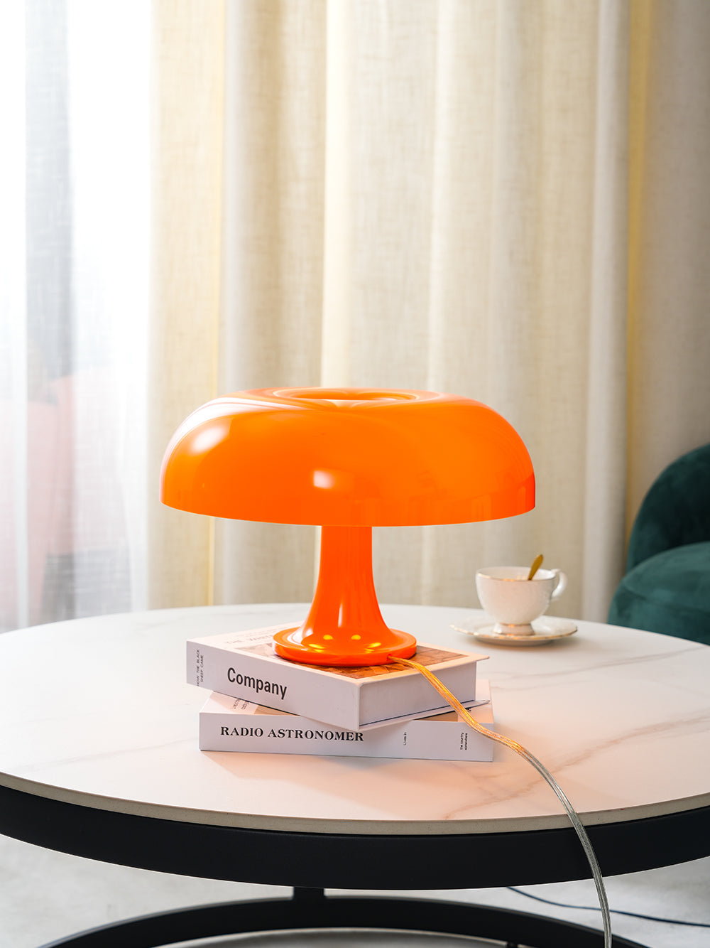 Lámpara de mesa tipo seta Naraila