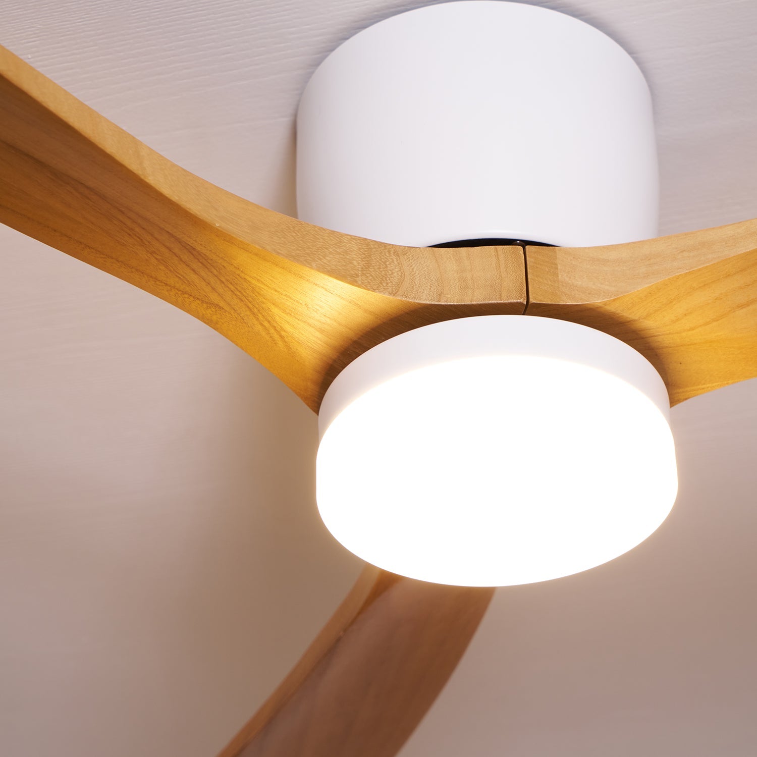 Ventilador de techo LED de madera Looma