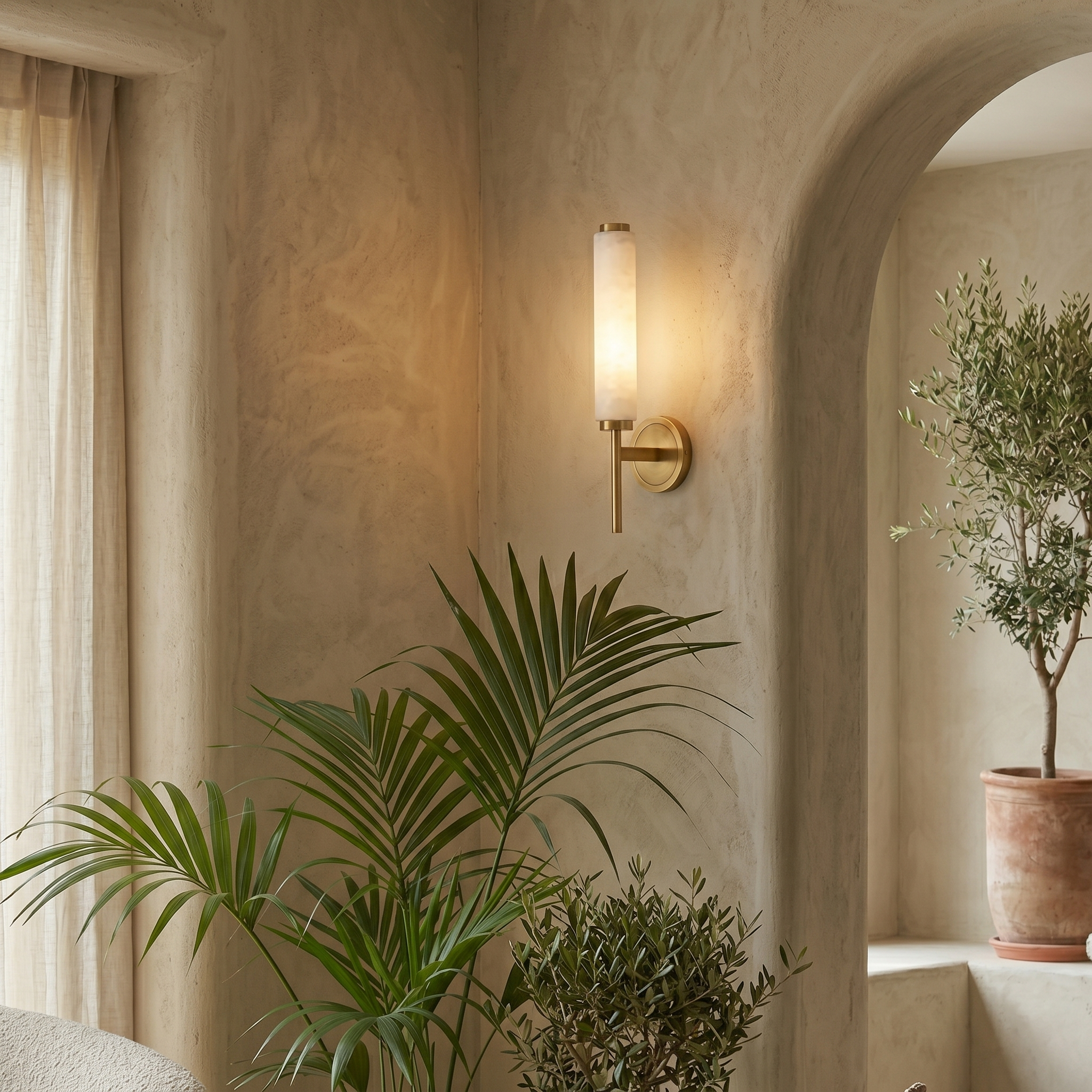Aplique de pared tubular Aroono