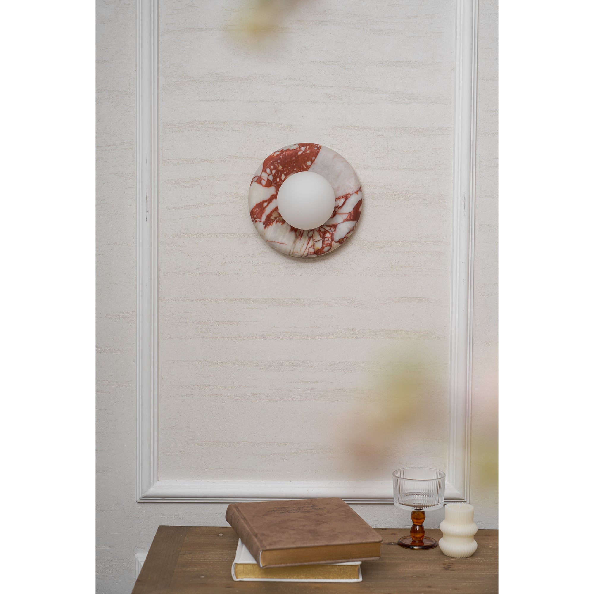 Aplique de pared globo Bori