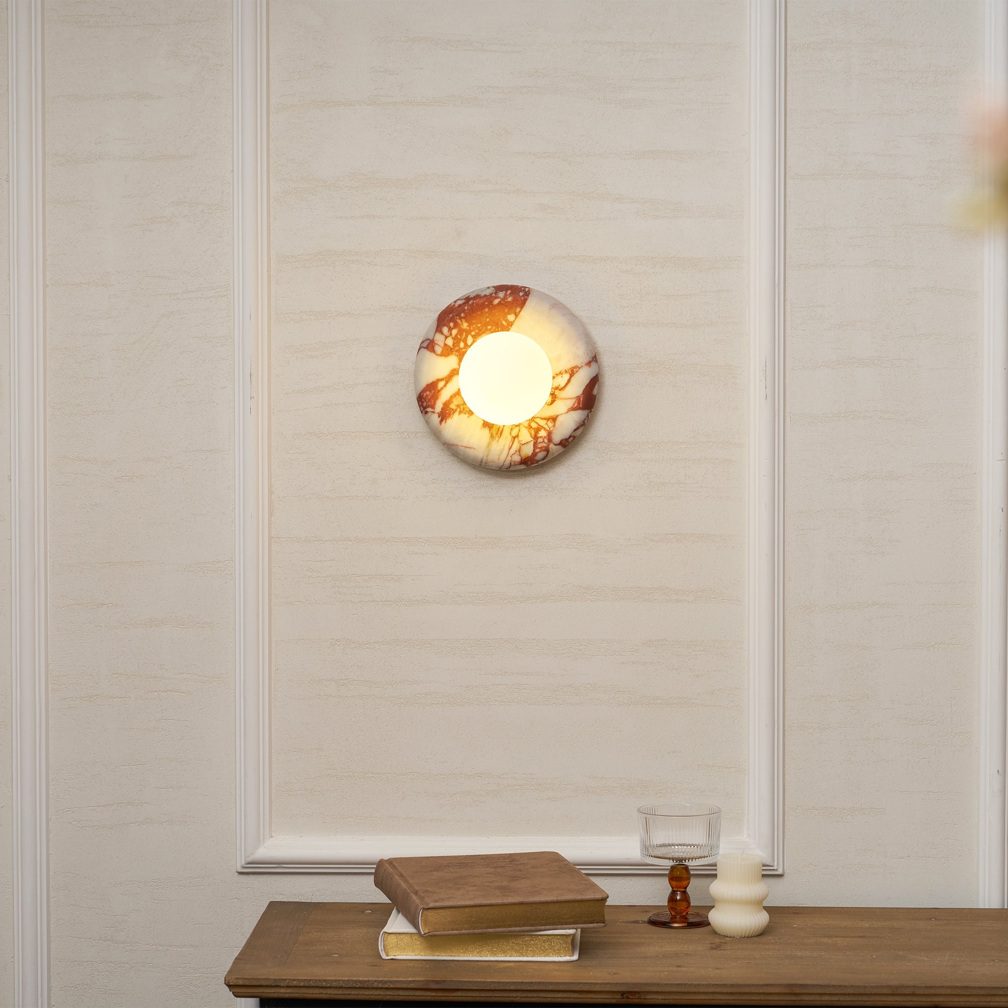 Aplique de pared globo Bori