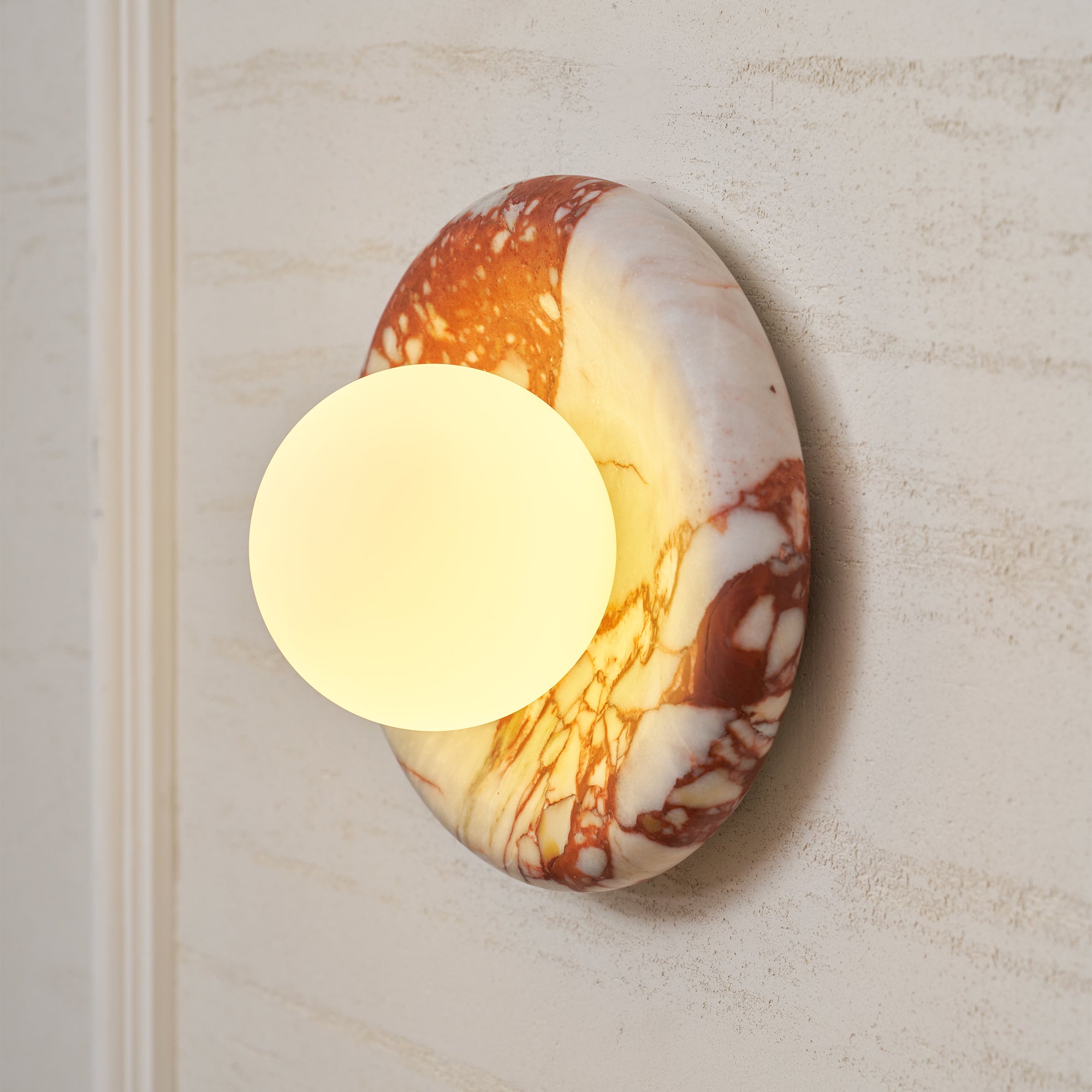 Aplique de pared globo Bori