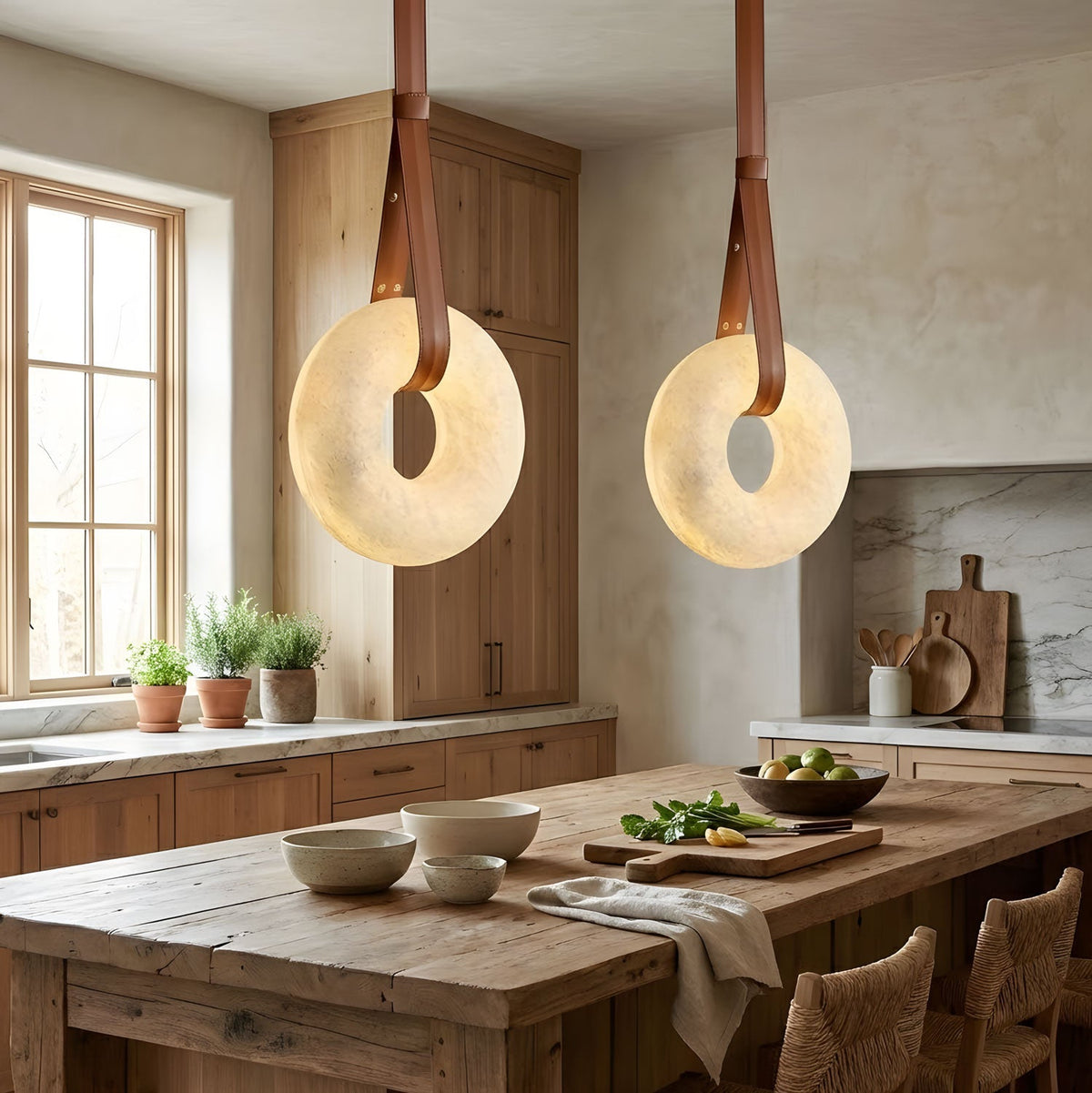 Oslo Alabaster Pendant Light A – detail 7