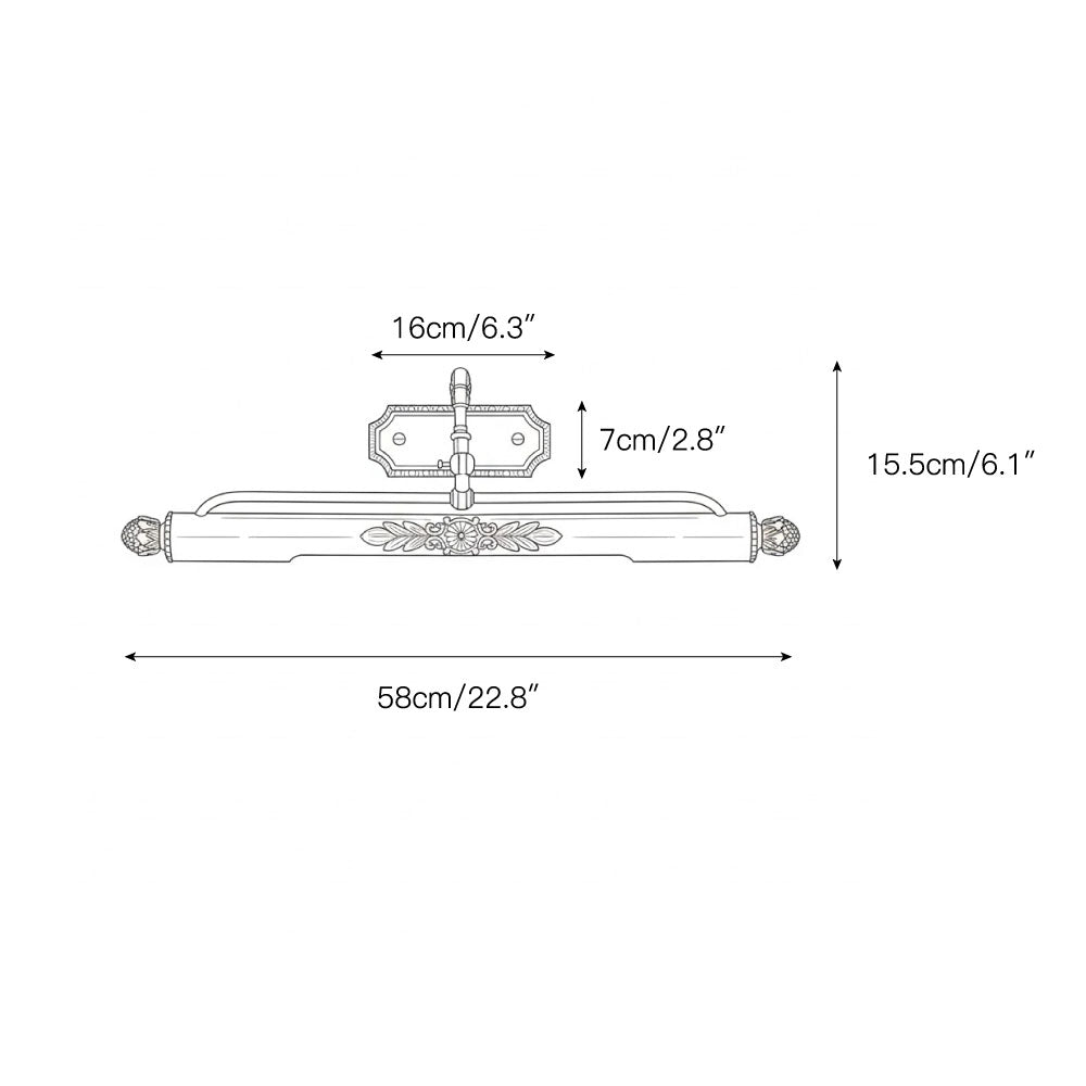 Aplique de pared lineal Mador