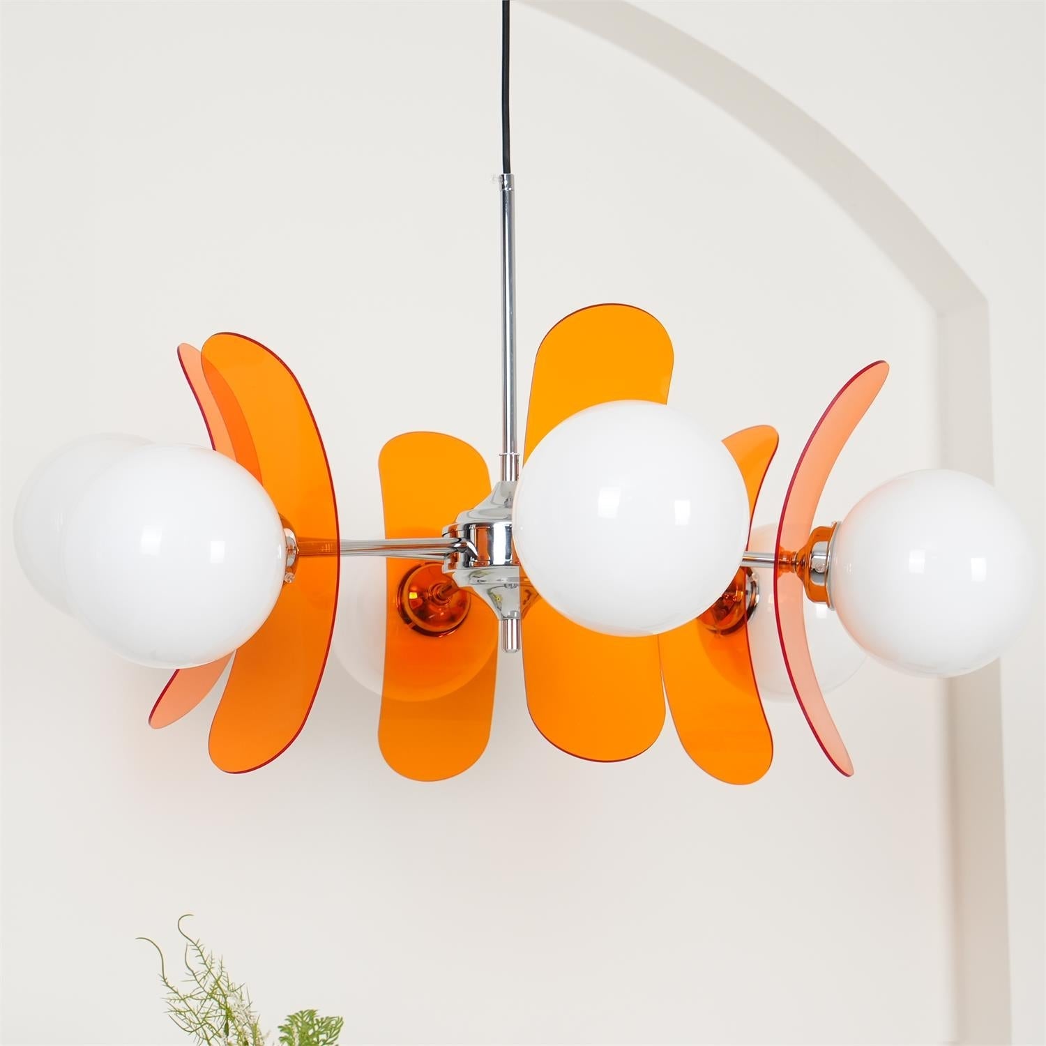 Lámpara de araña floral Liaero