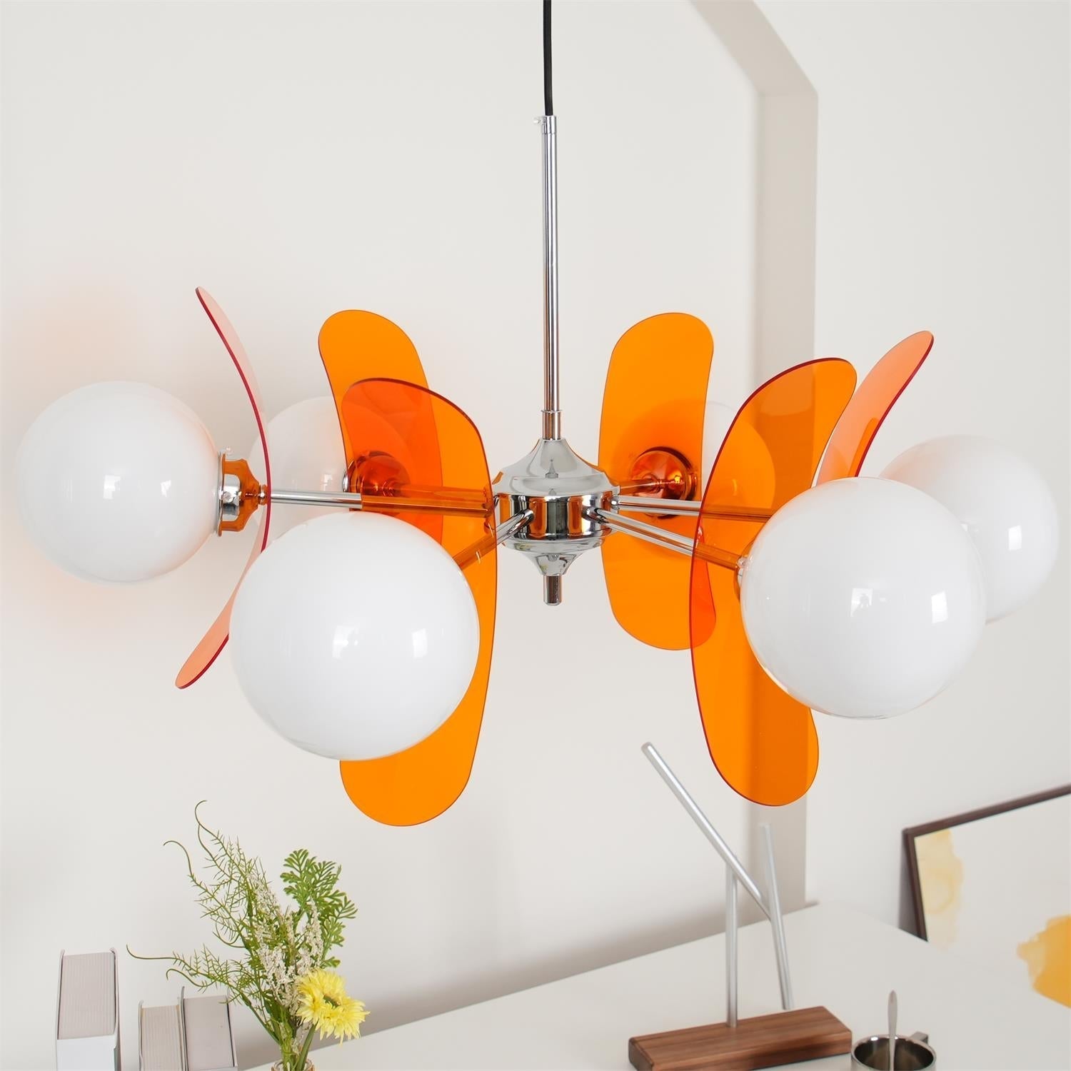 Lámpara de araña floral Liaero