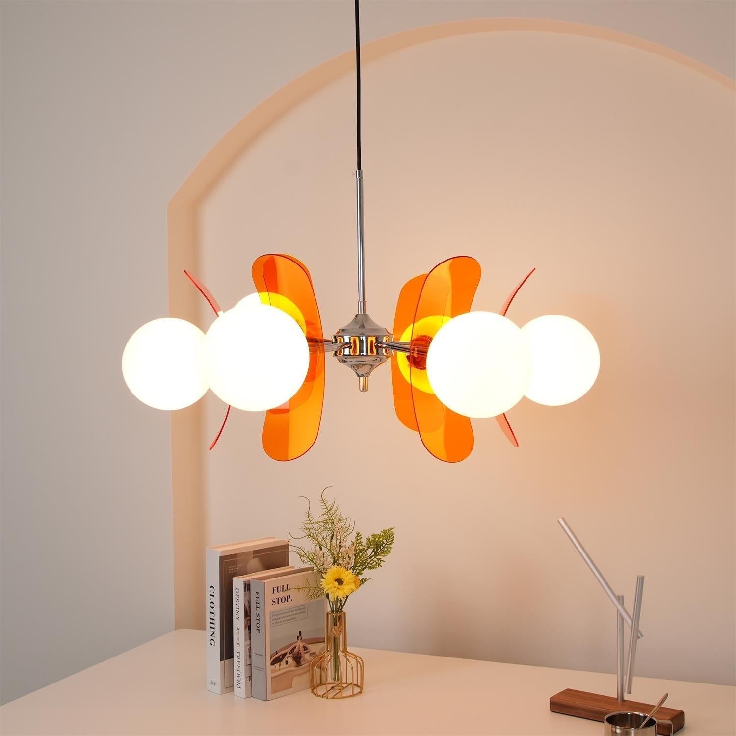 Lámpara de araña floral Liaero