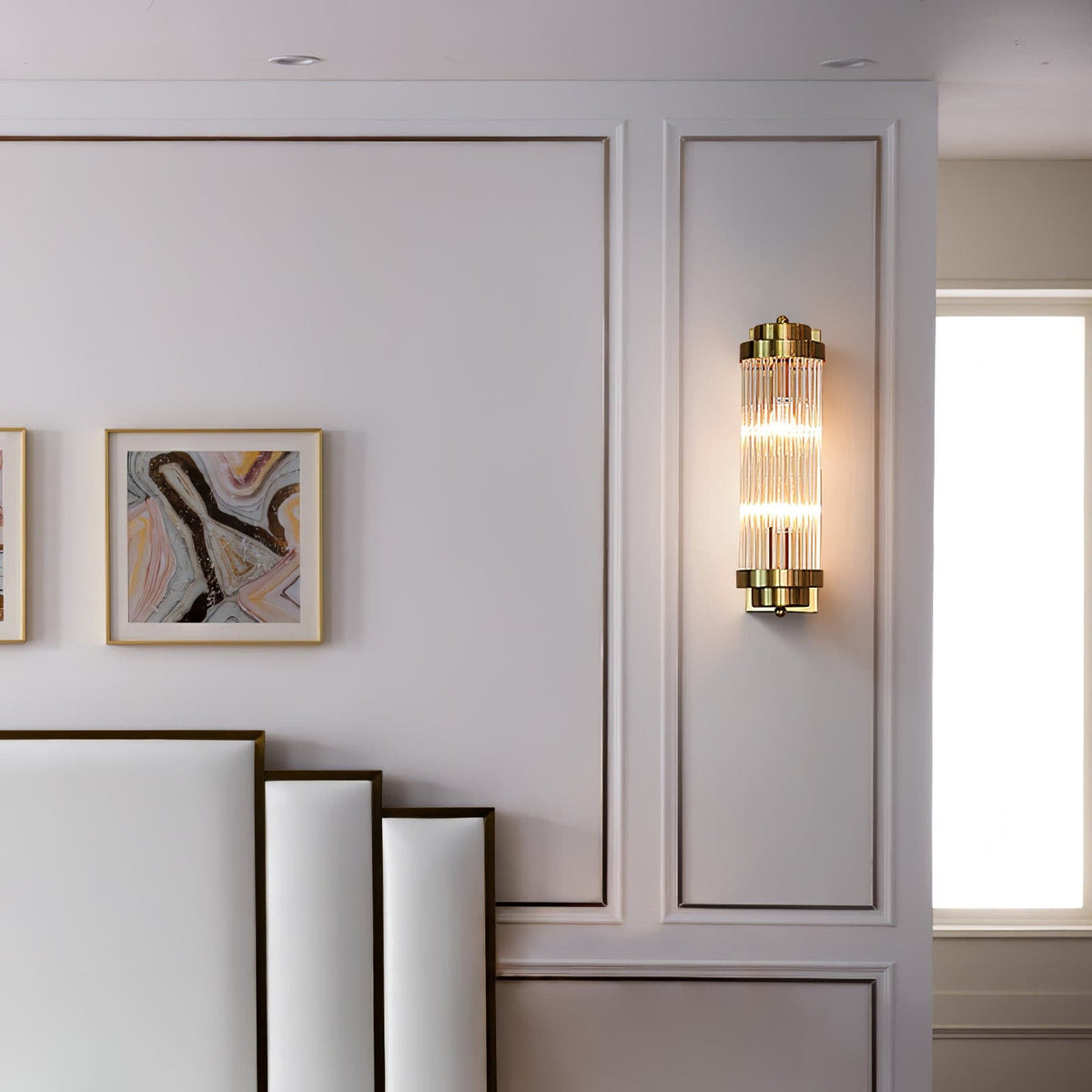 Aplique de pared acanalado Almaelia