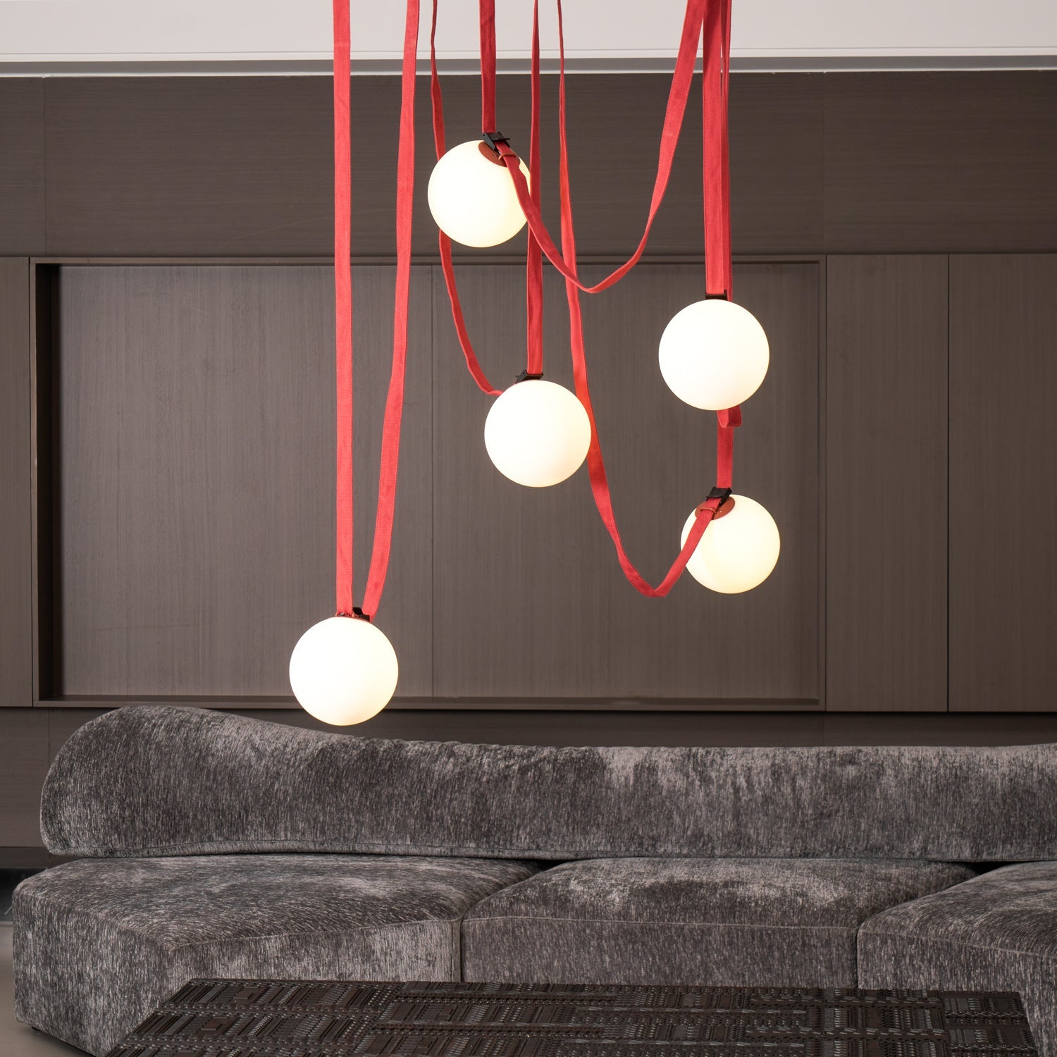 Lámpara colgante globo Nubeelo