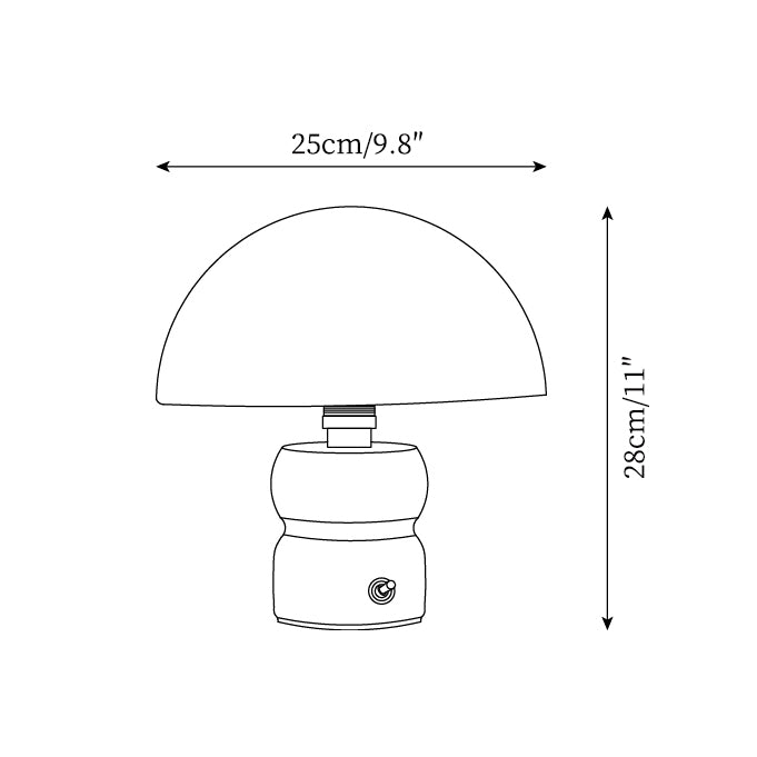 Lámpara de mesa Luzezo