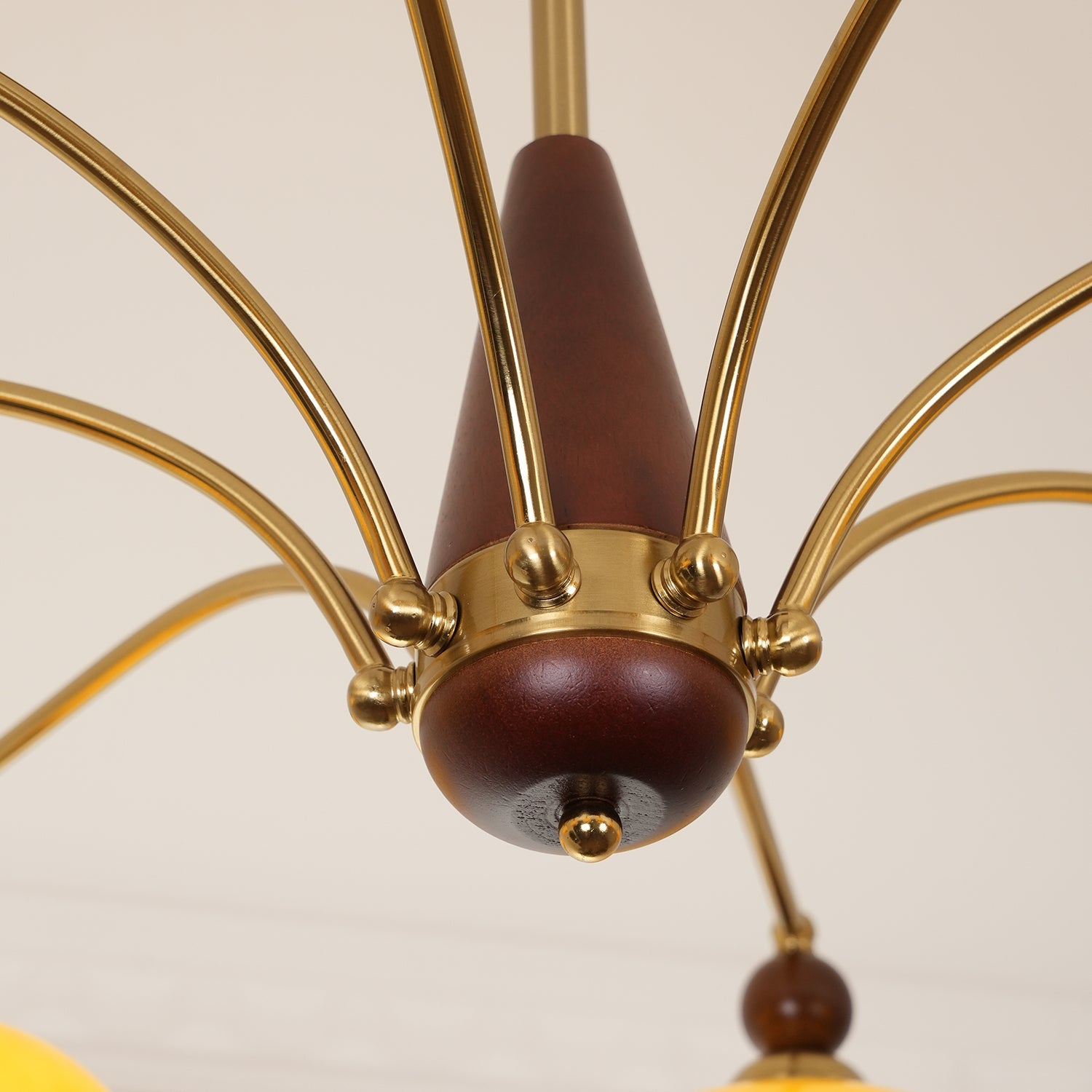Lámpara de araña retro Biaeo