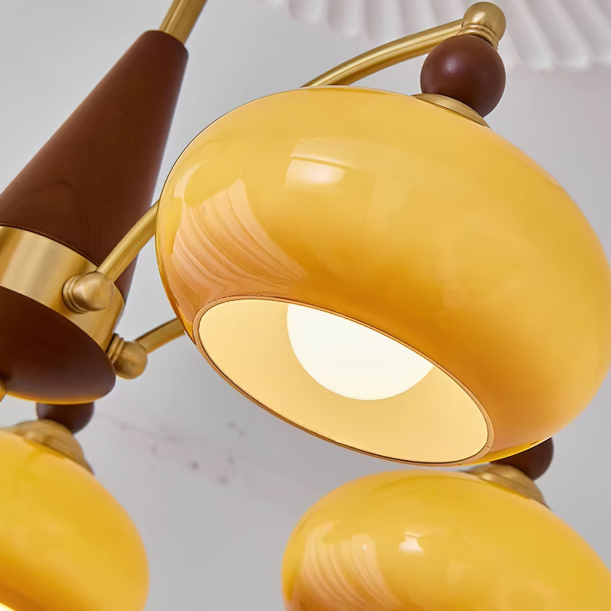 Lámpara de araña retro Biaeo