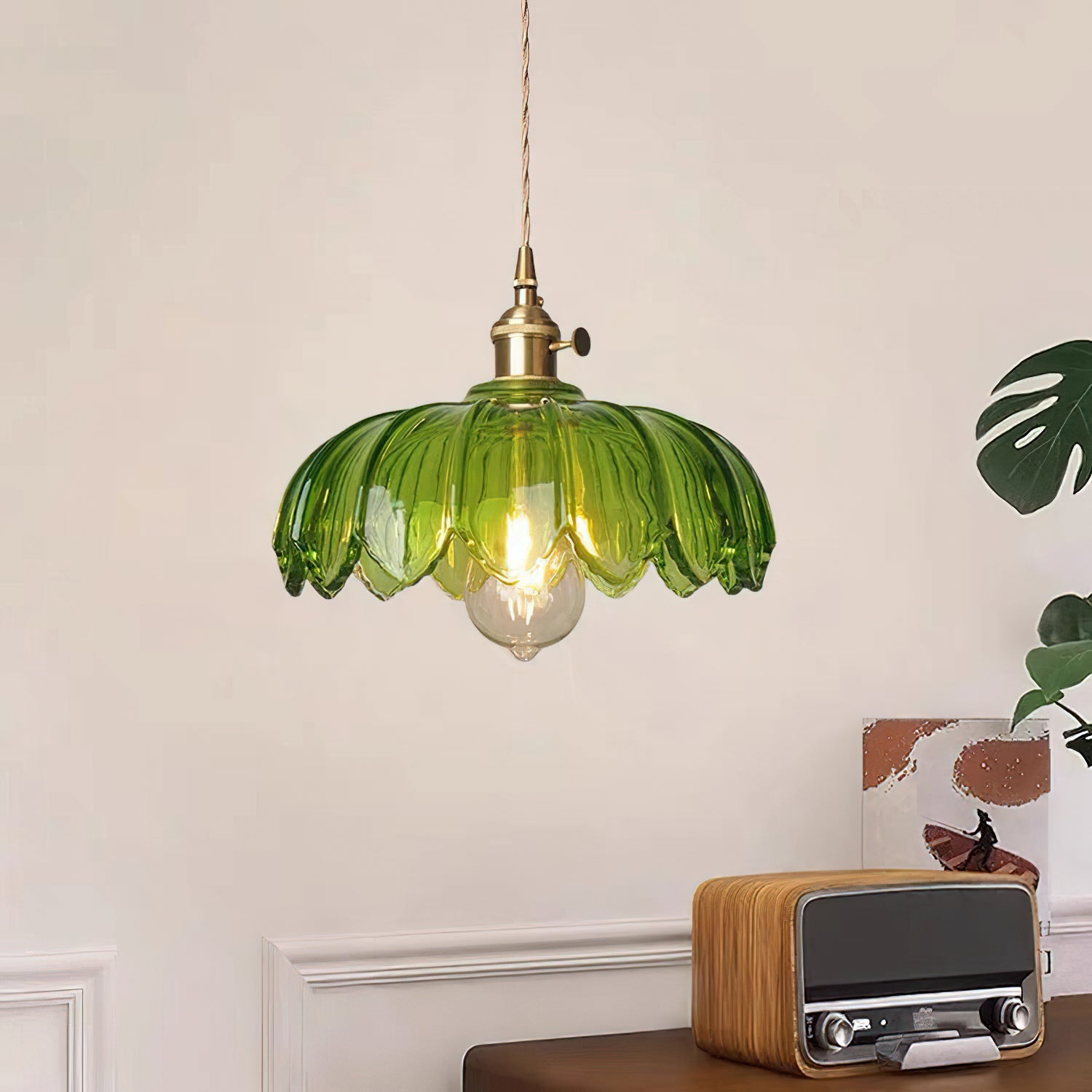 Lámpara colgante retro Nolia