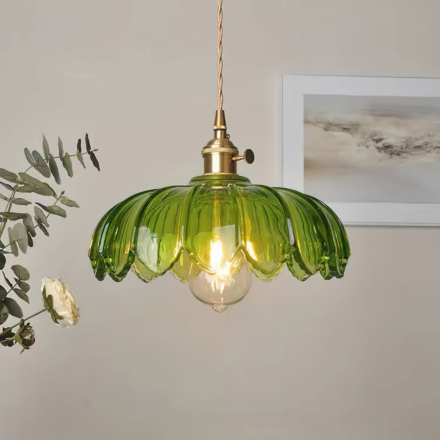 Lámpara colgante retro Nolia