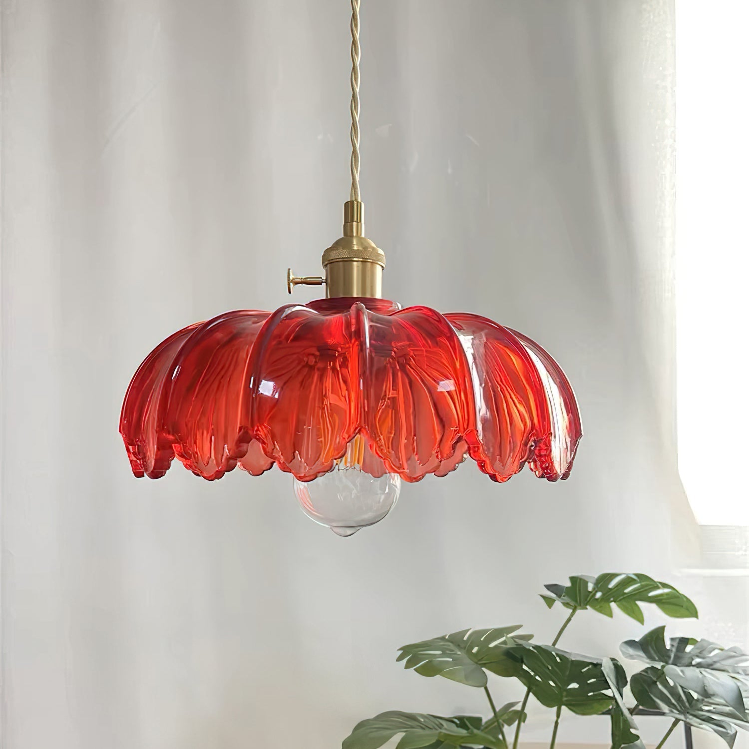 Lámpara colgante retro Nolia