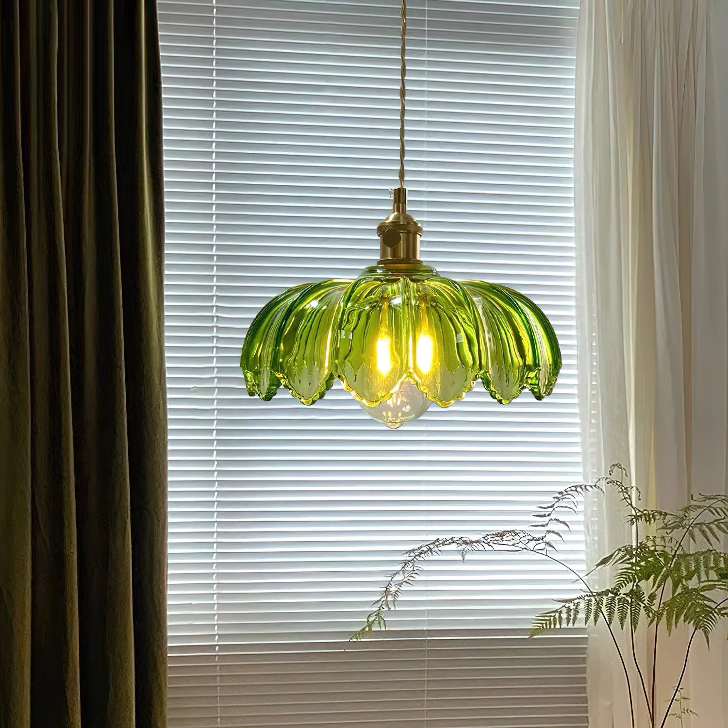 Lámpara colgante retro Nolia