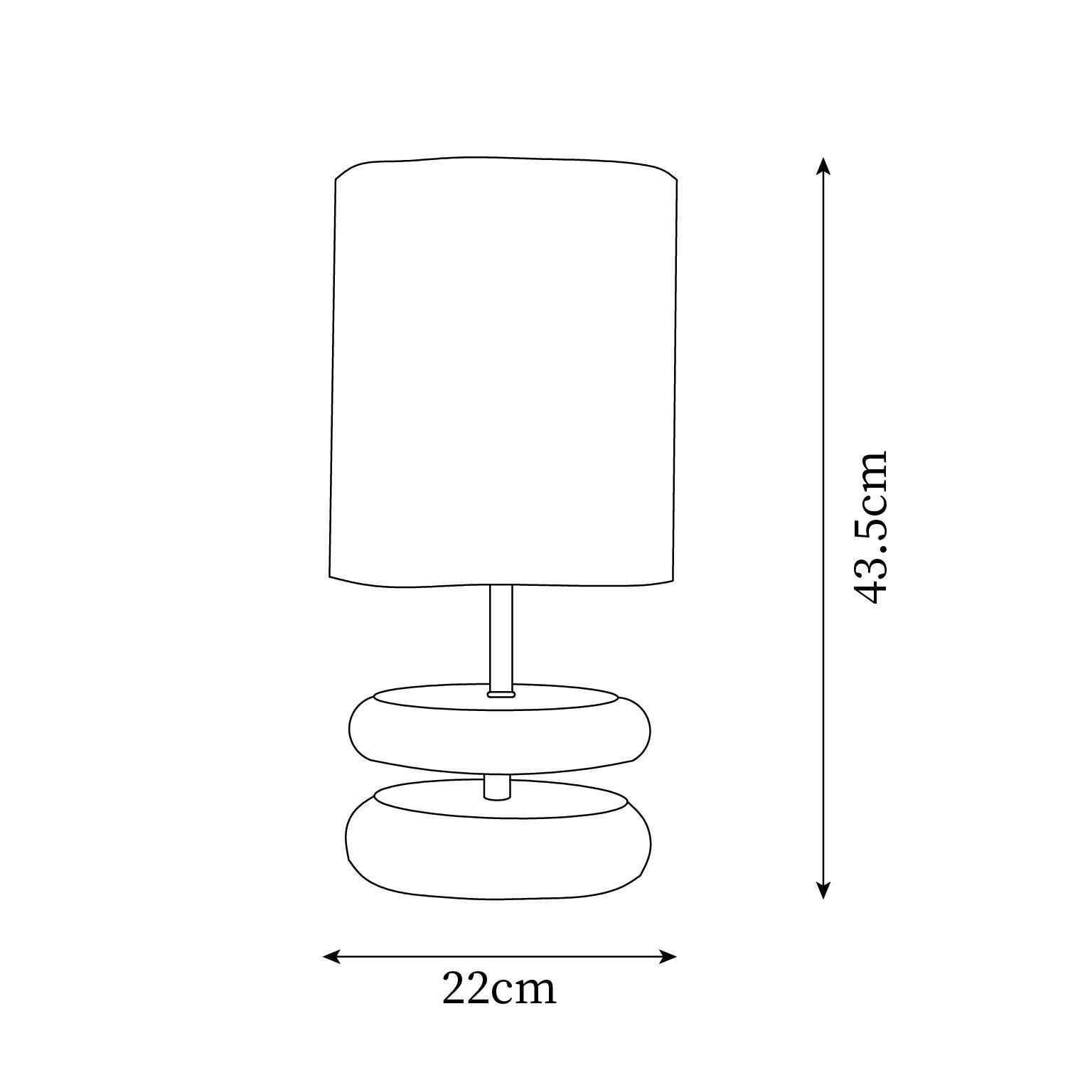 Lámpara de mesa Korena