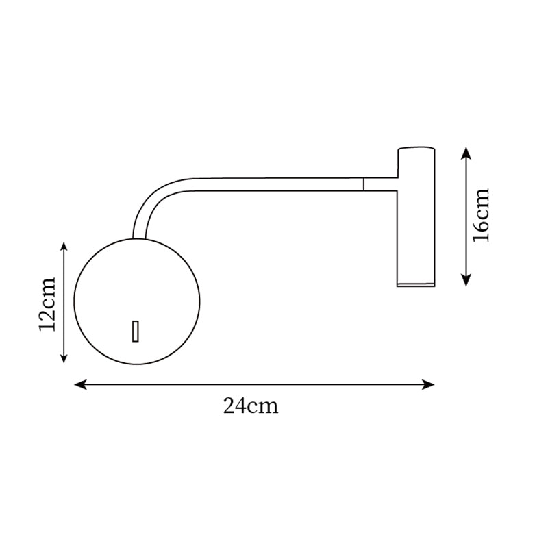 Aplique de pared Marirae