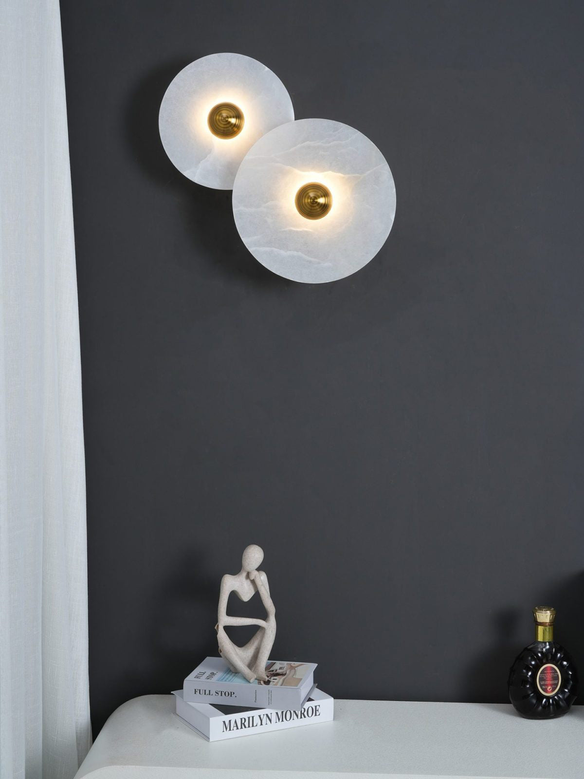 Aplique de pared redondo Ismarven
