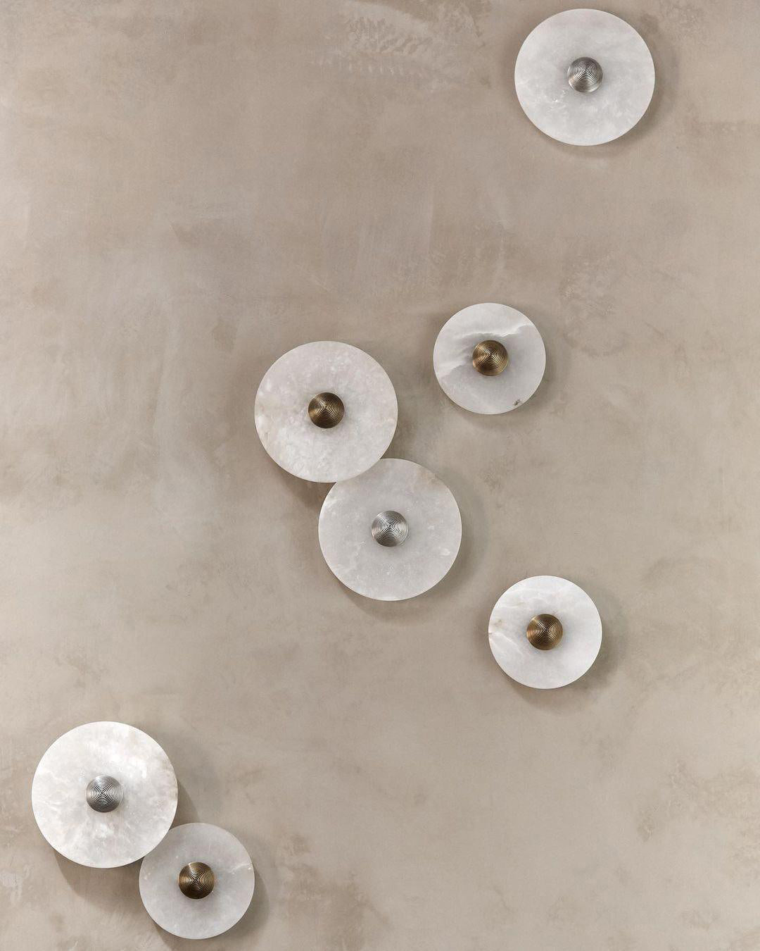 Aplique de pared redondo Ismarven