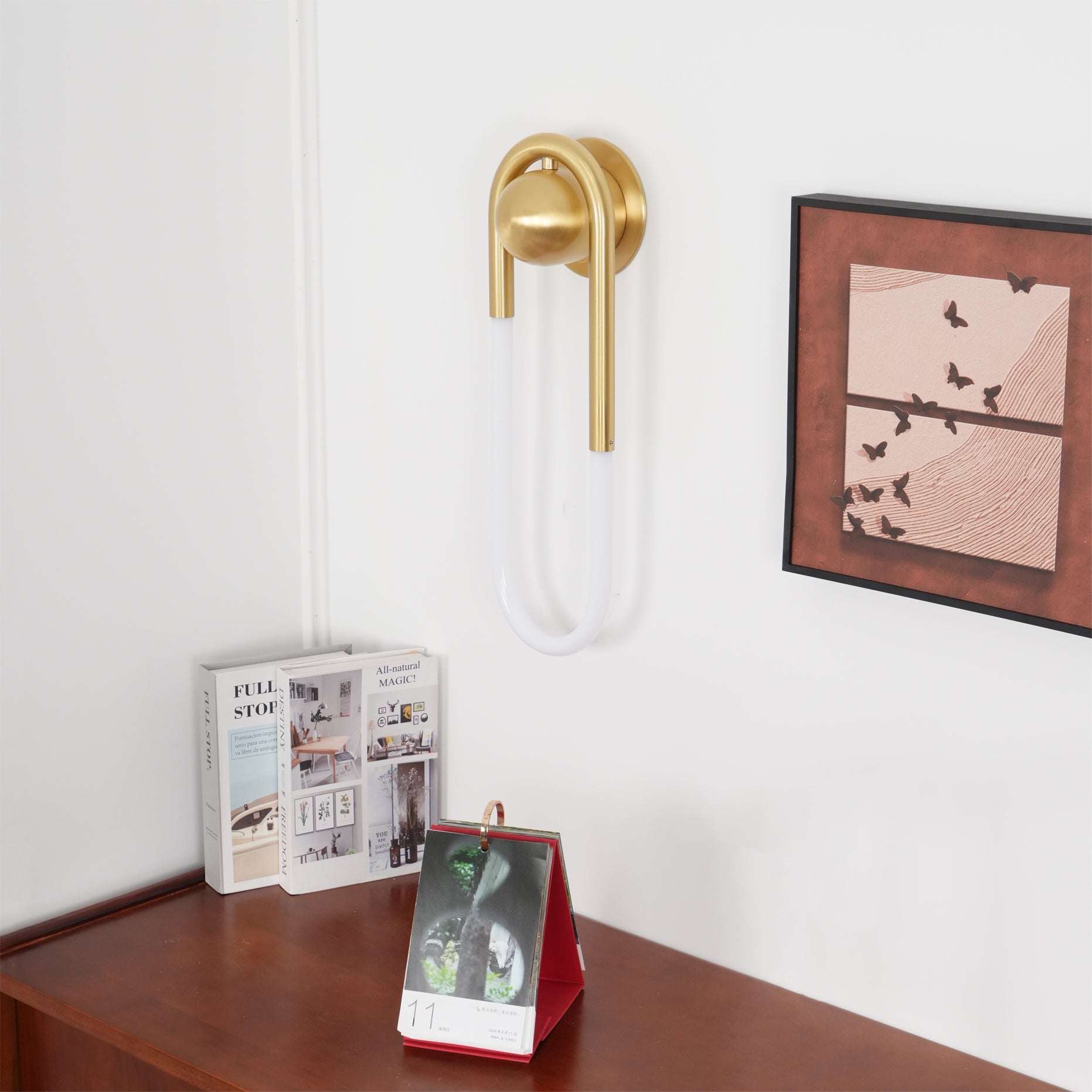 Aplique de pared curvo Marar