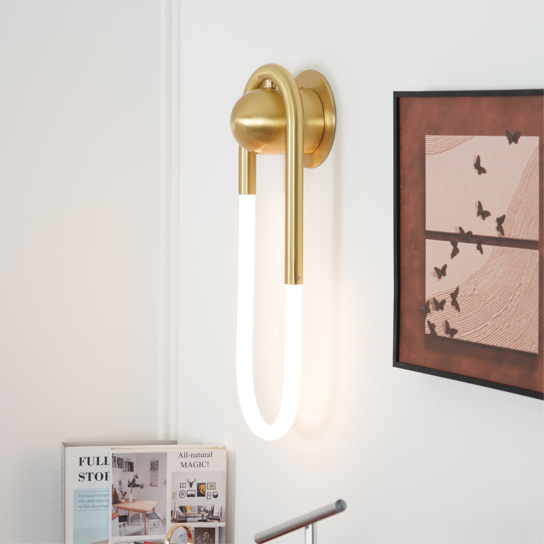 Aplique de pared curvo Marar