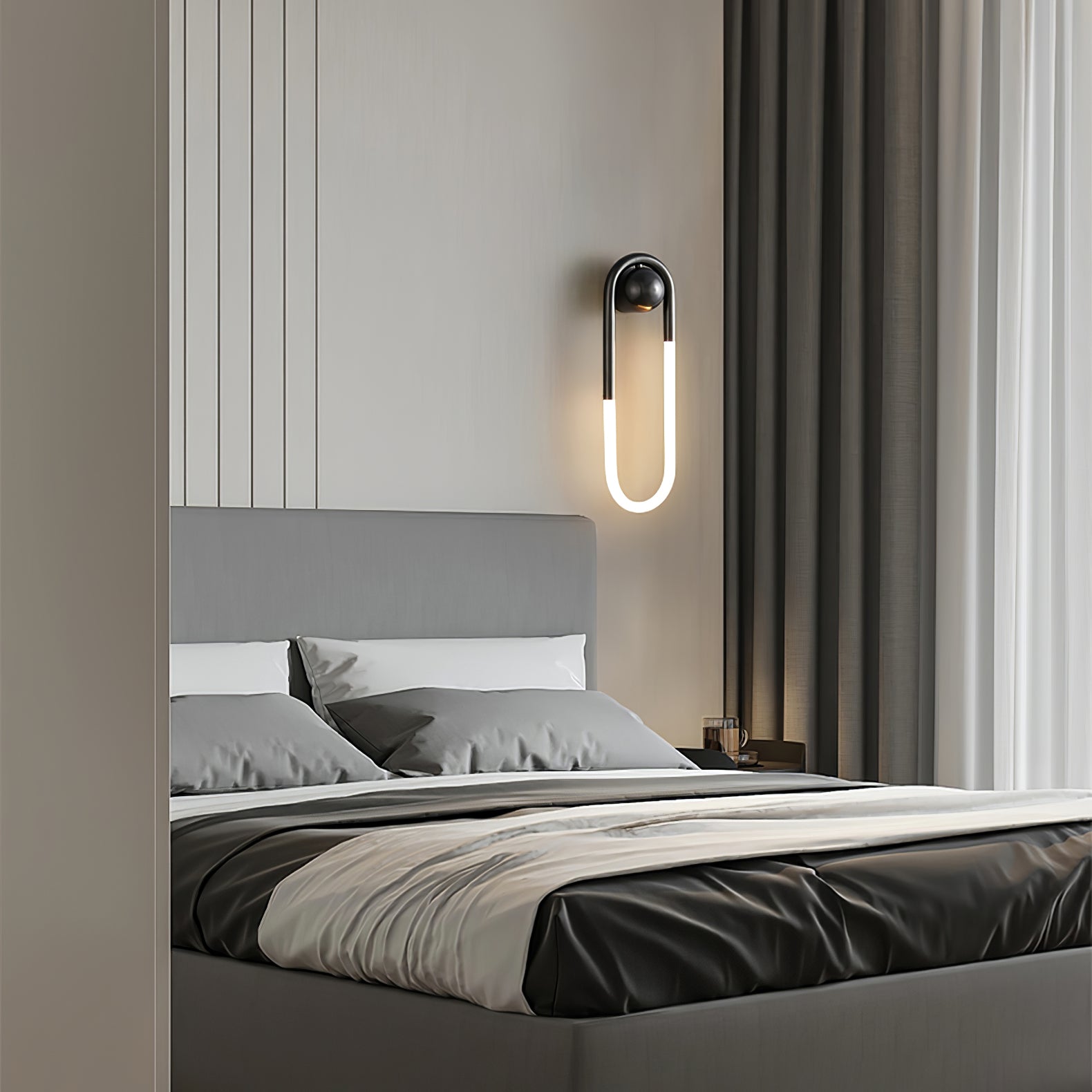 Aplique de pared curvo Marar