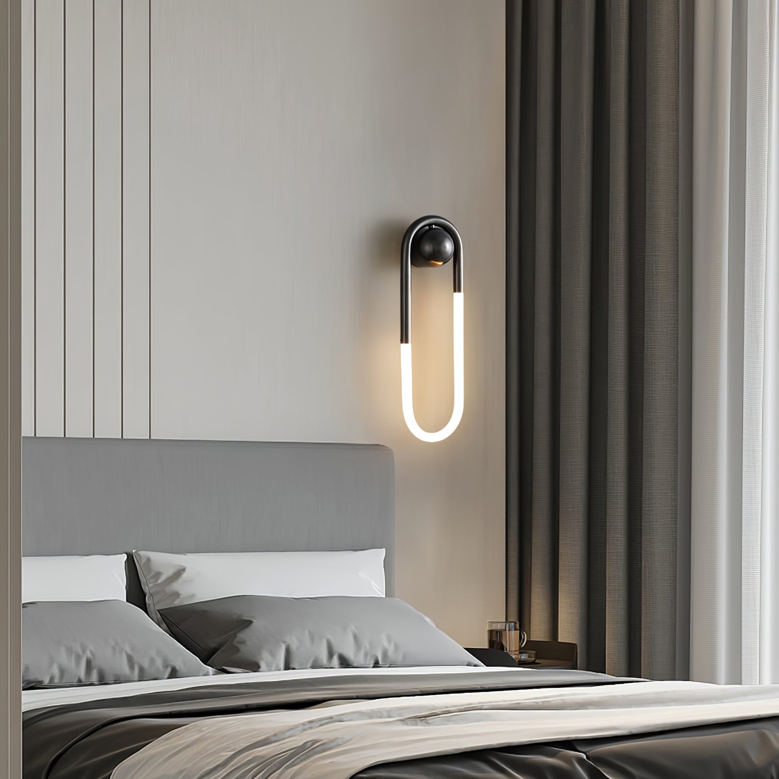 Aplique de pared curvo Marar