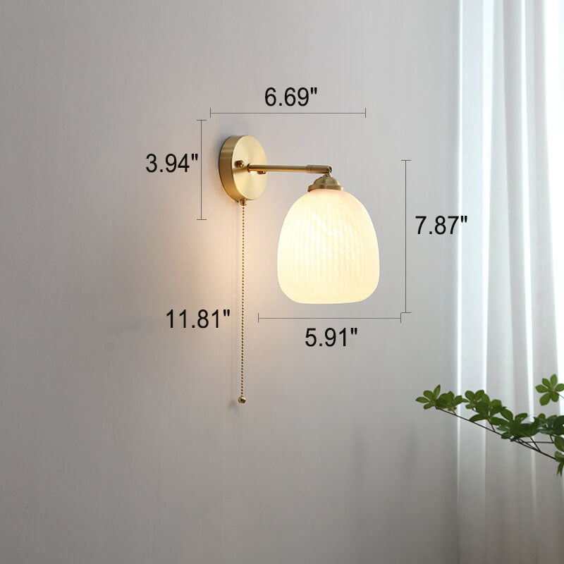 Aplique de pared acanalado Loraeza