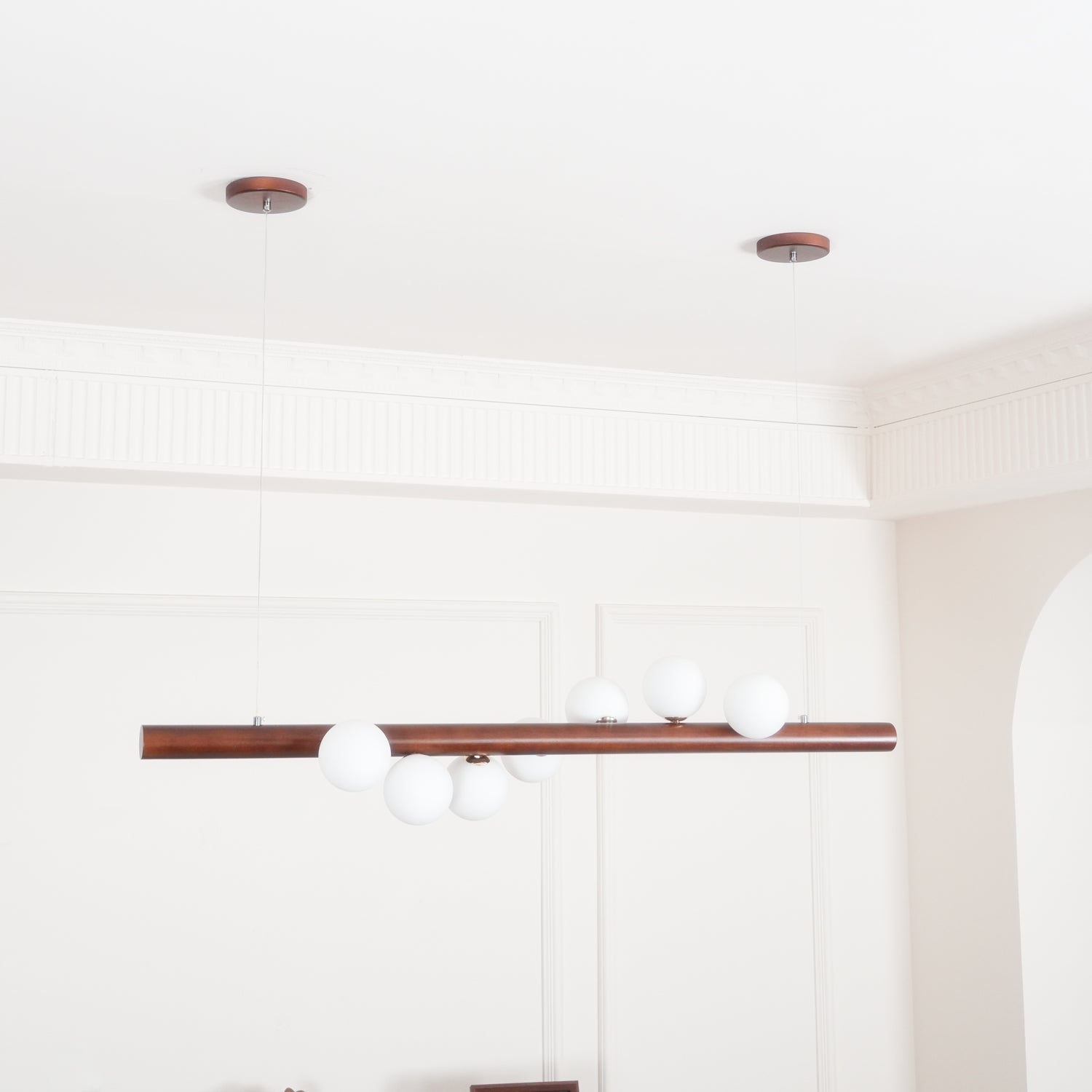 Lámpara colgante lineal Camaza