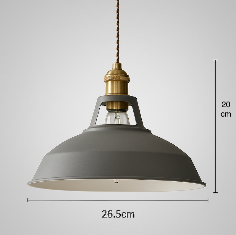 Lámpara colgante industrial Levairae