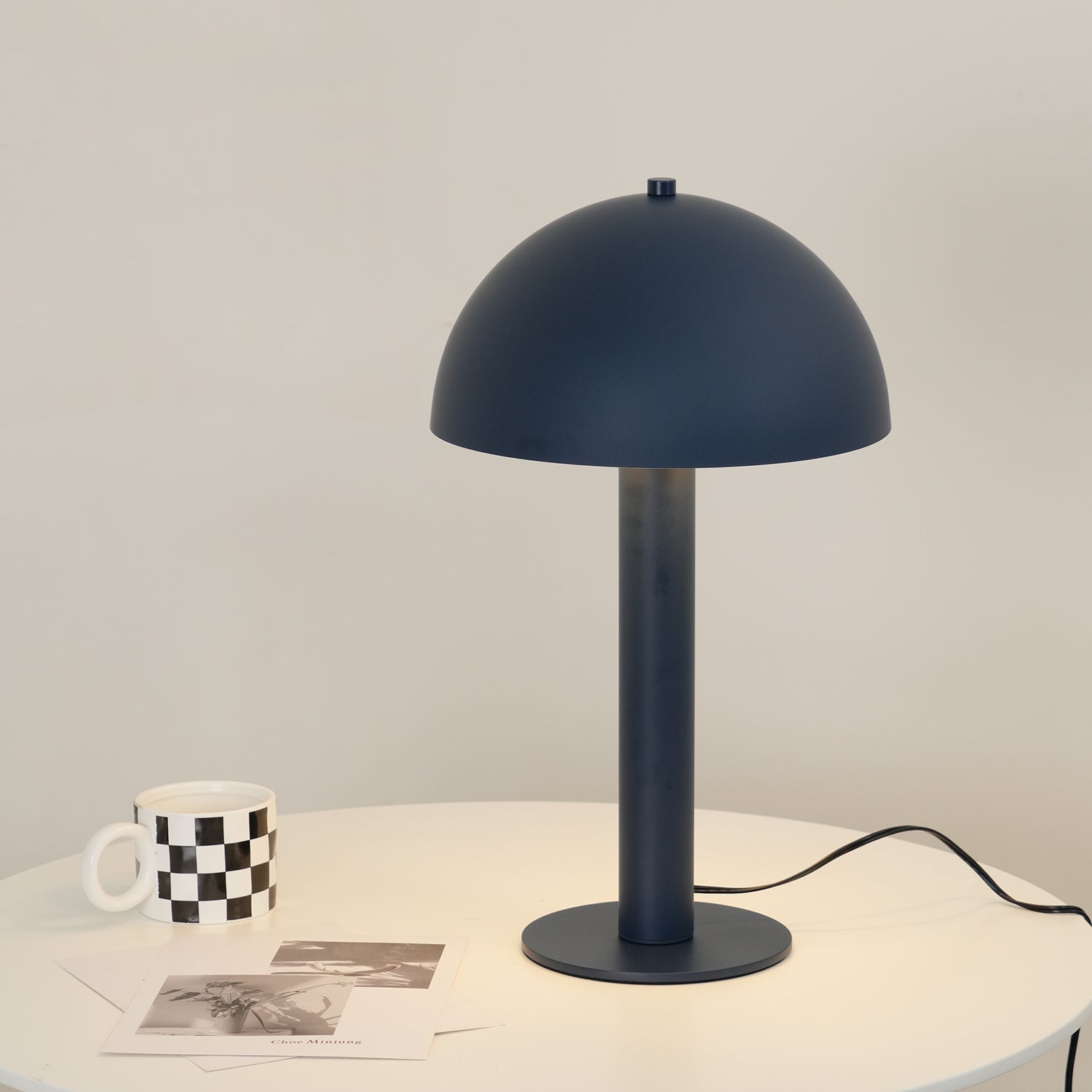 Lámpara de mesa tipo seta Giraoa