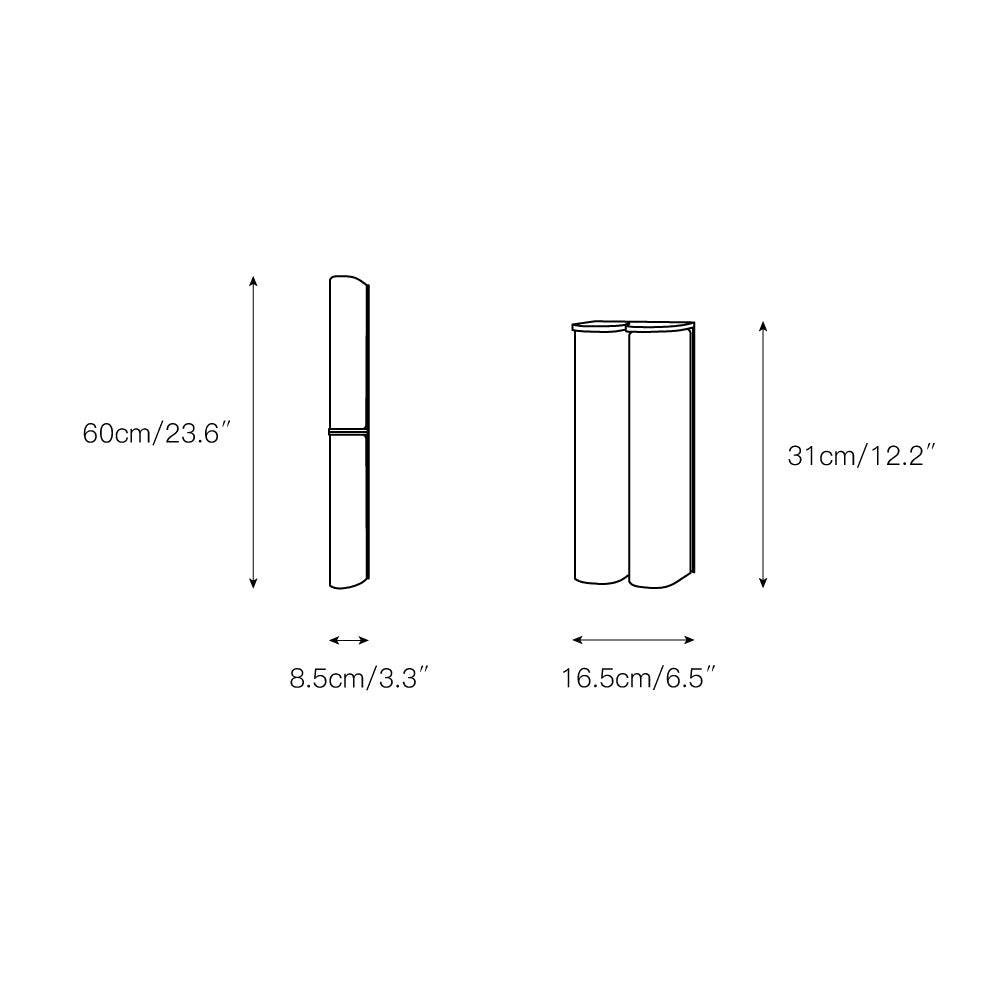 Aplique de pared tubular Olmiven