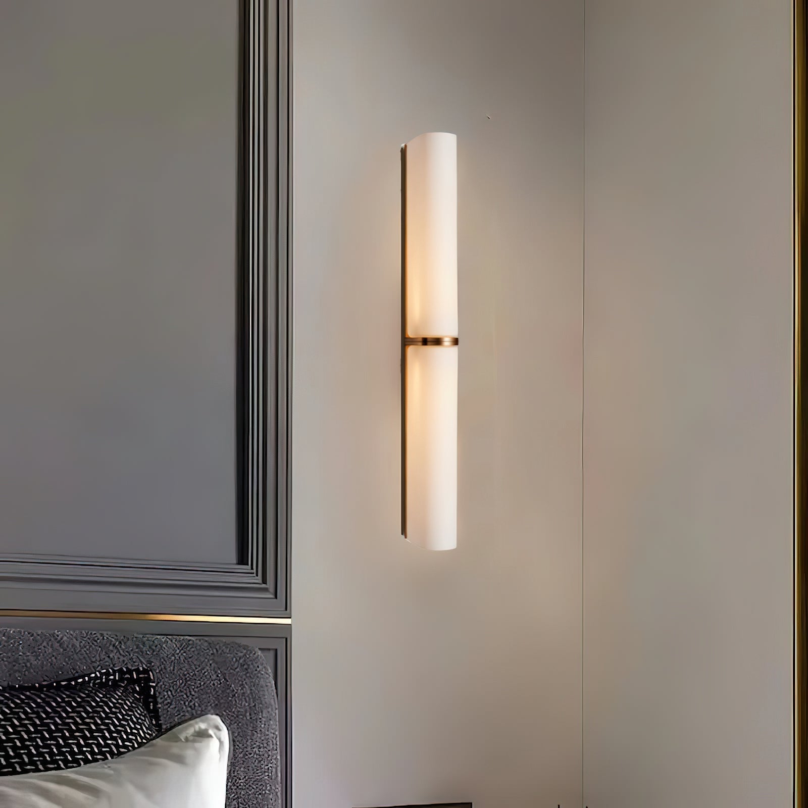 Aplique de pared tubular Olmiven
