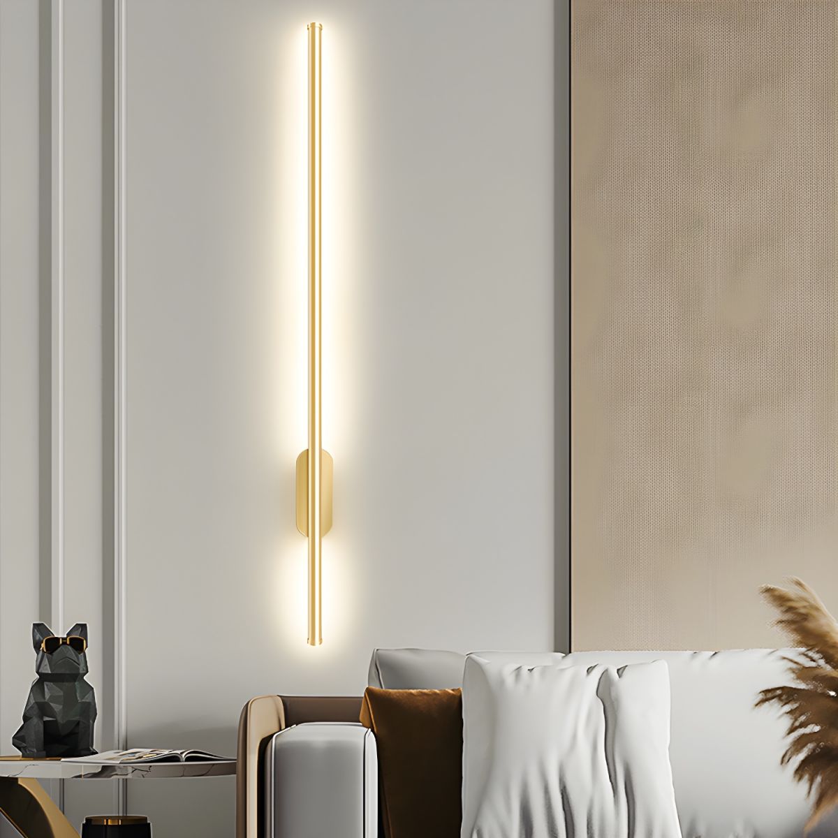 Aplique de pared lineal Gamonna