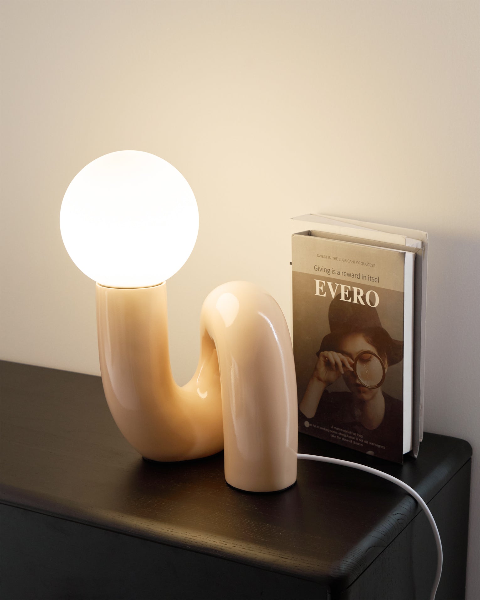 Lámpara de mesa espiral Aroal
