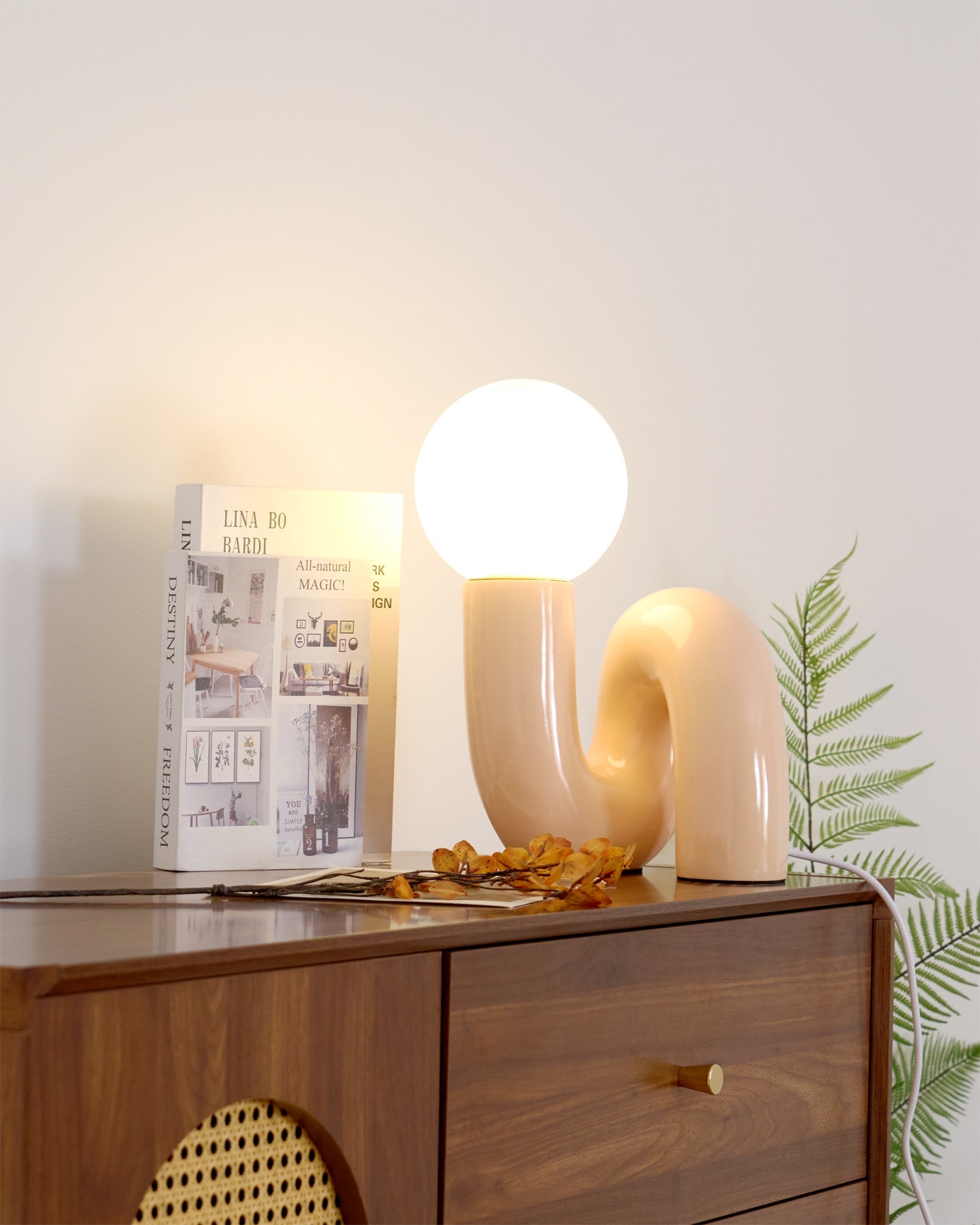 Lámpara de mesa espiral Aroal