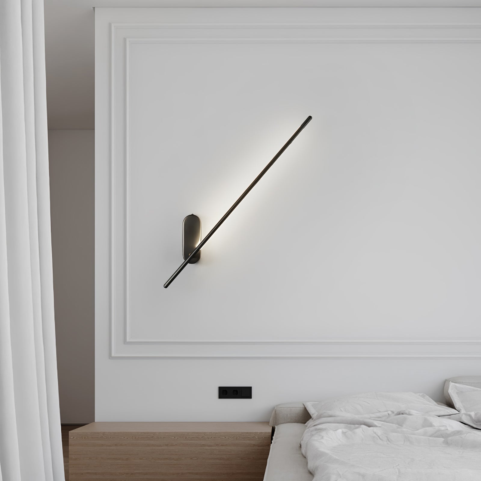 Aplique de pared lineal Lirioira